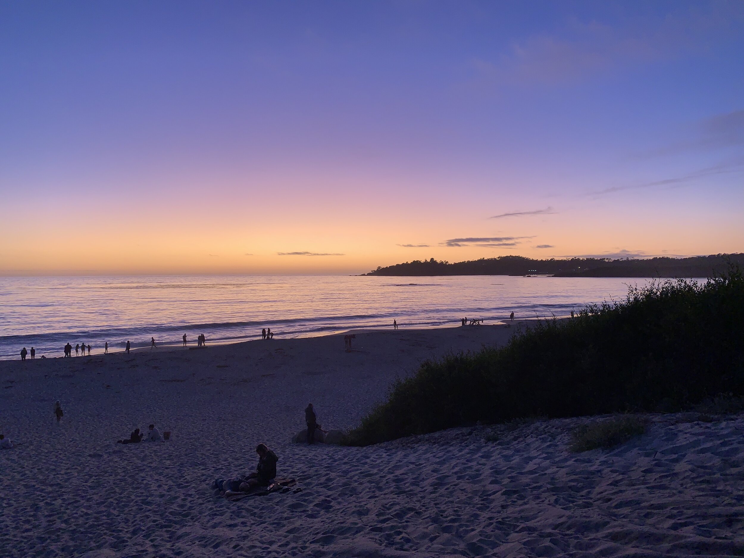  Carmel Beach at sunset 