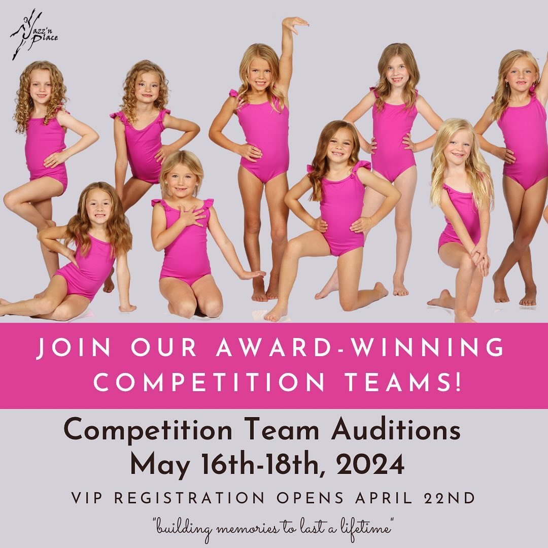 ✨COME DANCE WITH US! ✨

Auditions are already right around the corner! VIP Registration opens up April 22nd and auditions will be held at JNP May 16th - 18th. 

More info to come, mark those calendars! 

#jnpdancers #utahdancestudio #utahdancers #dan
