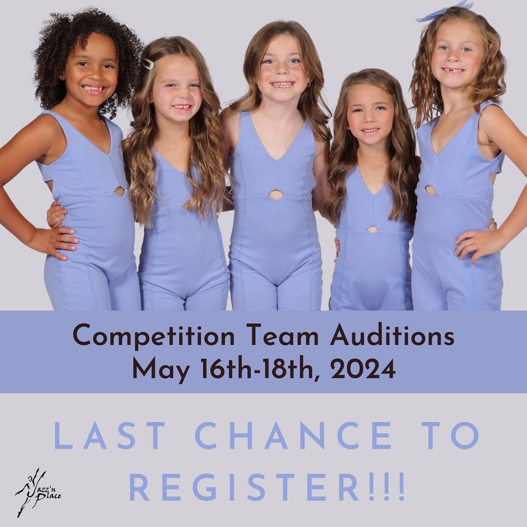 Today is the last day to register for our 2024 / 2025 competition team season. We will not be accepting any day-of registrations. ✨ 

Clinics begin tomorrow, eeek!!

To register, visit the link in our bio or give us a call in office. 

#jnpdancers #u