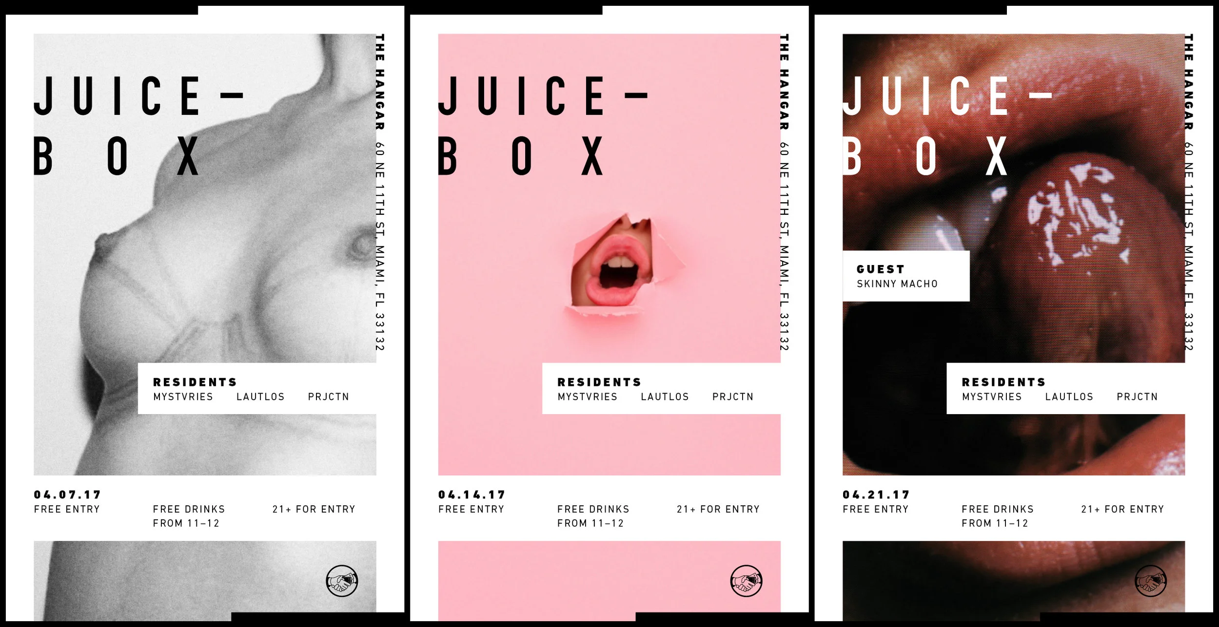 Juicebox promotional posters.