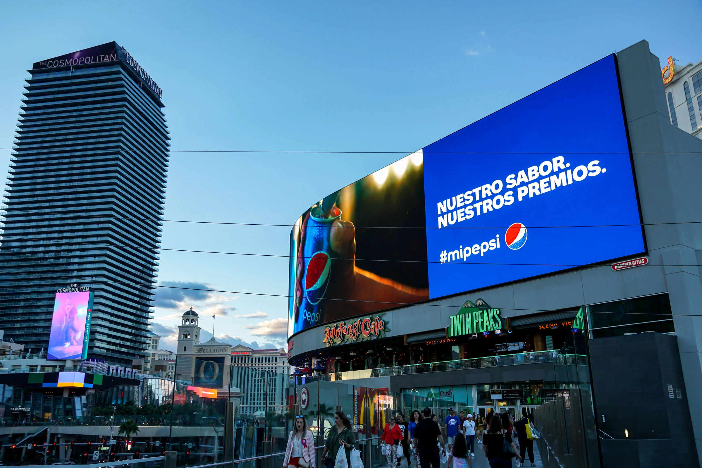 Pepsi Vegas Harmon Corner Digital Spectacular Branded Cities (2).jpg