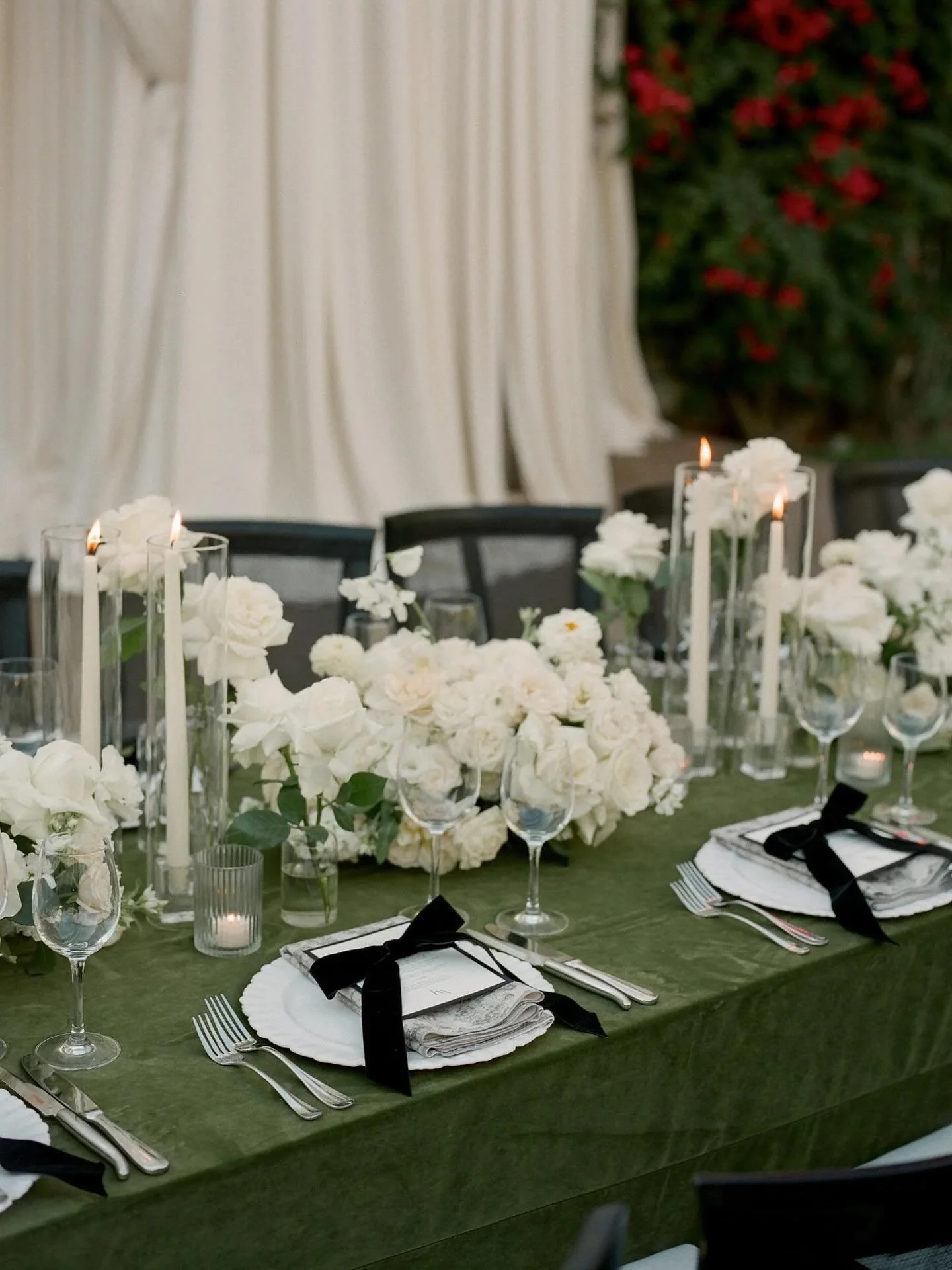 One year since the most elegant &ldquo;I do&rdquo;

Photo @amygoldingphoto 
Draping @teamimpulseevents 
Rentals @theark_ @bbjlatavola @sigpartyrentals 
Video @ryannoelfilms 
Music @westcoastmusicevents  @dartcollective