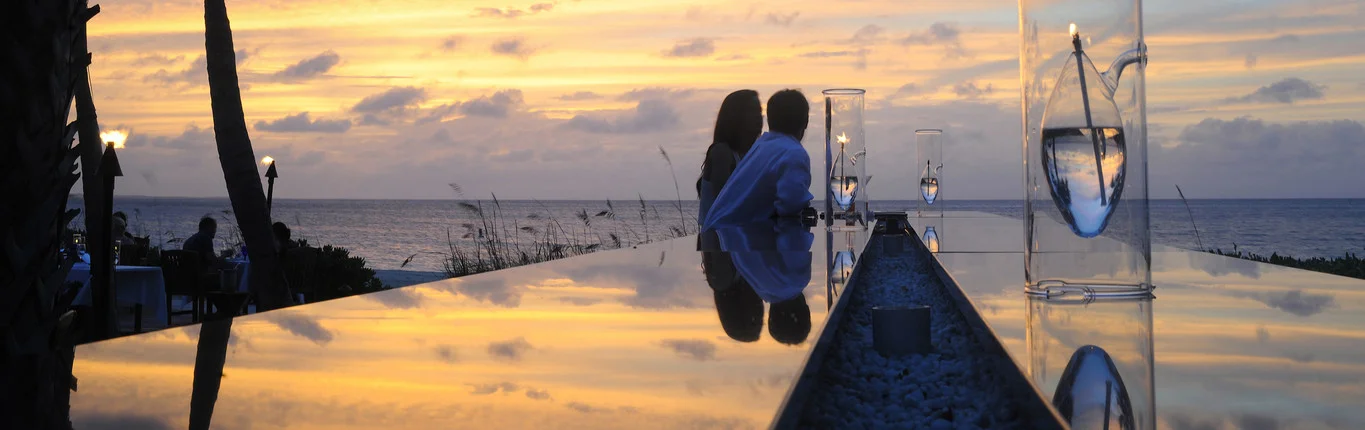 Sunset at Grace Bay Club Infinity Bar