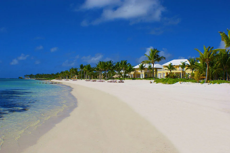 Tortuga Bay Famously designed by late local-born fashion Oscar De La Renta, this AAA Five Diamond villa resort offers guests an intimate, super luxurious getaway. Imagine a resort with only 30 suites where you still use a golf cart to tool around the oceanfront acreage; eight restaurants; three golf courses; and a quiet beach that feels a world apart from the busy strands of Punta Cana, just minutes away. READ MORE