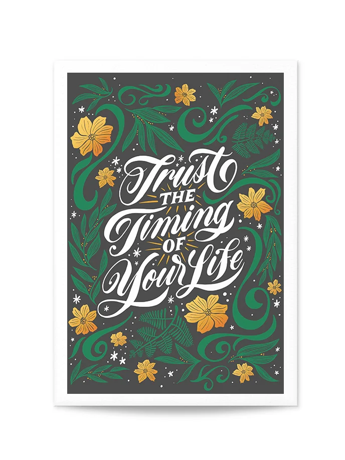 AngelKein-Trust the Timing ⋆ Limited Edition Giclée Print