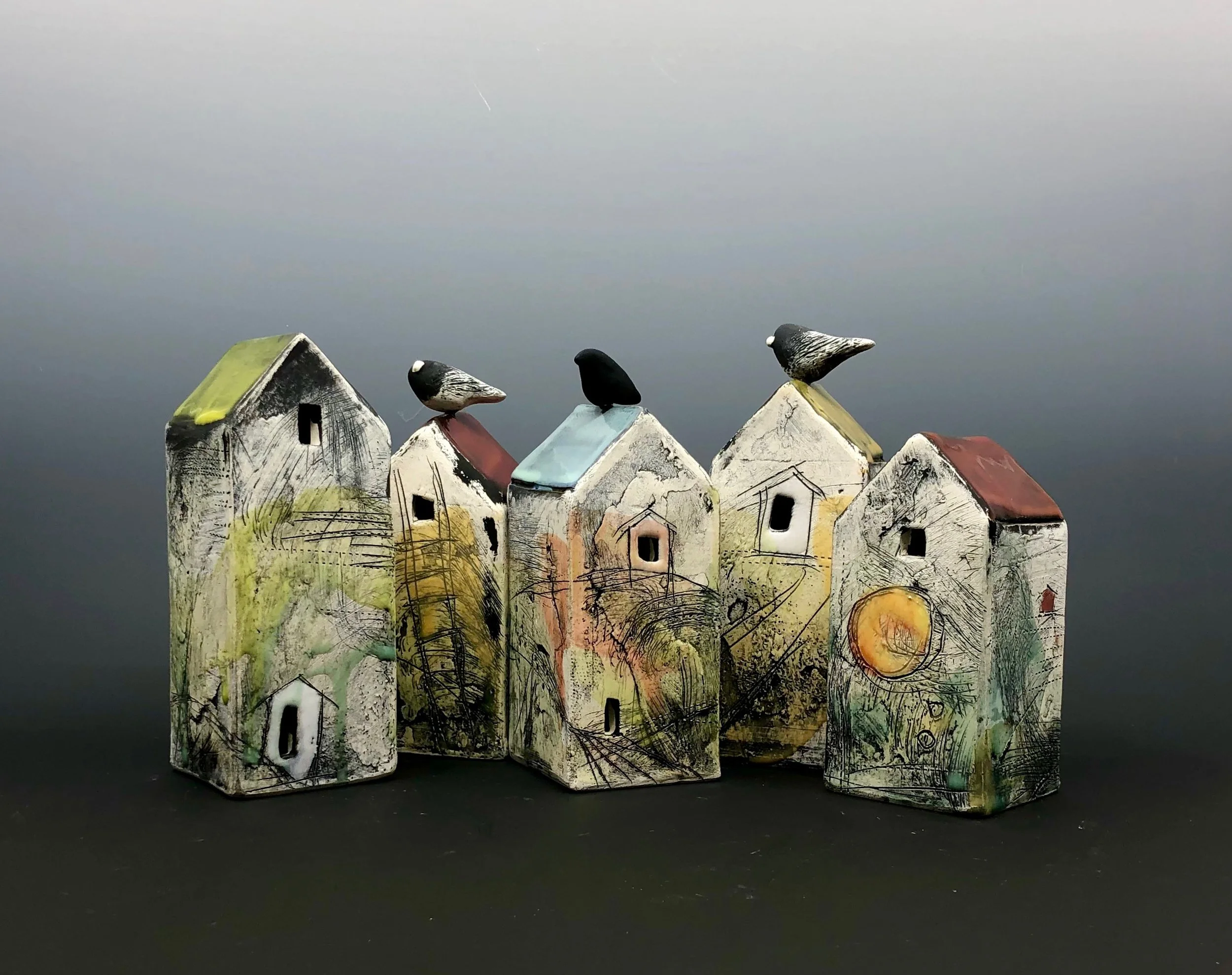 Little Houses Mixed | $100 each