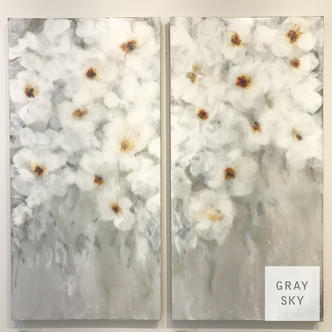 Give Me Love #1 &amp; 2 | Mixed Media on Panel | 48" x 24" each