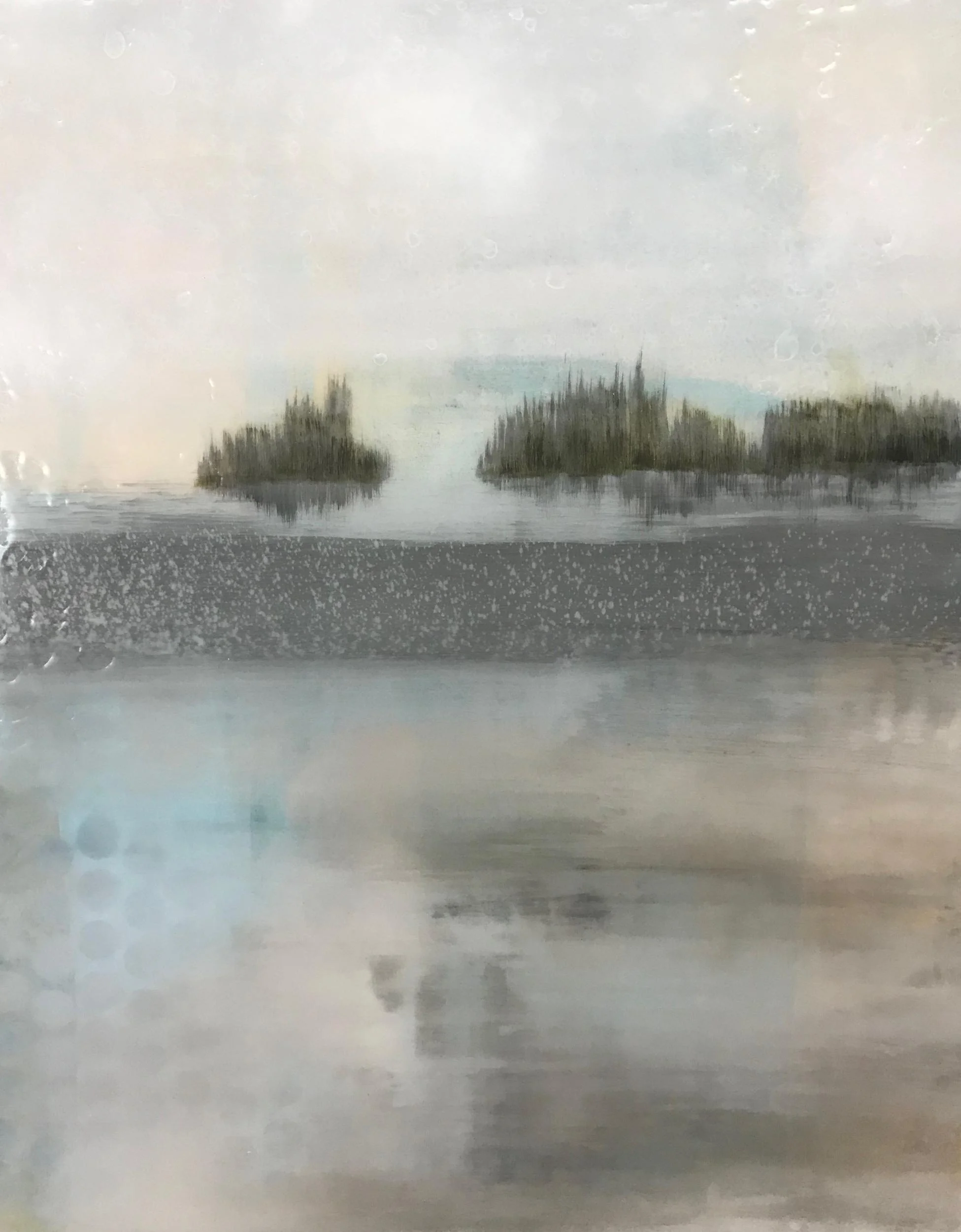 Misty | Mixed Media on Canvas | 30" x 24"