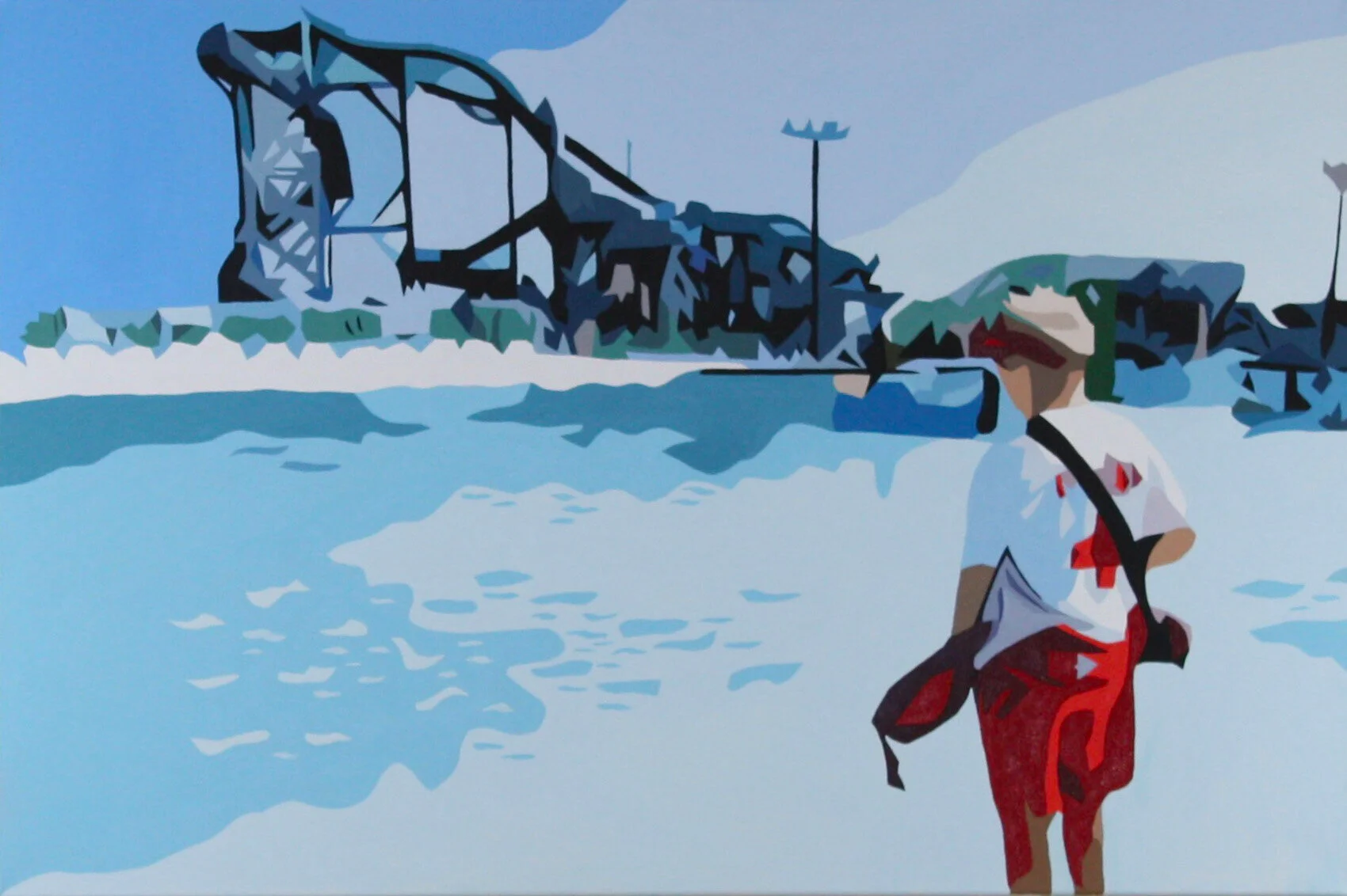 Life Saver | acrylic on canvas | 24" x 36" | $1500