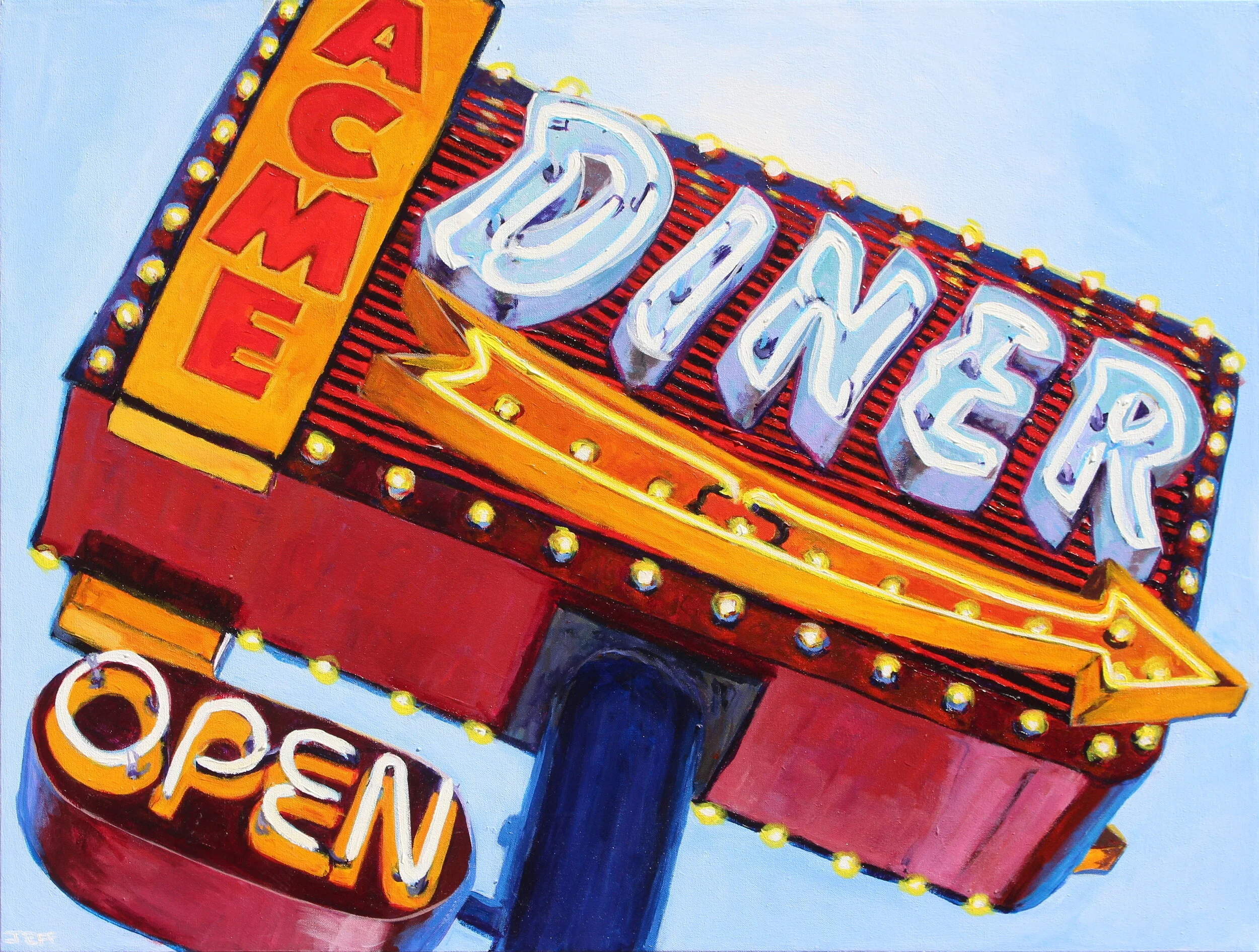 Sunny Side Up | Acrylic on Canvas | 30" x 40" | $2100