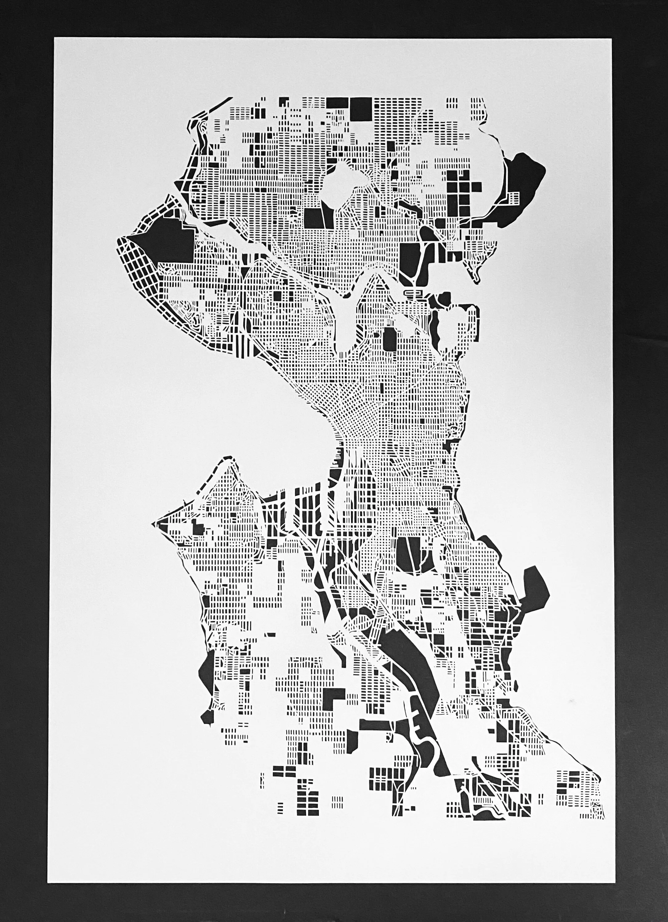City of Seattle 1920 | Mylar Drafting Film | 24” x 36”  | $3200 