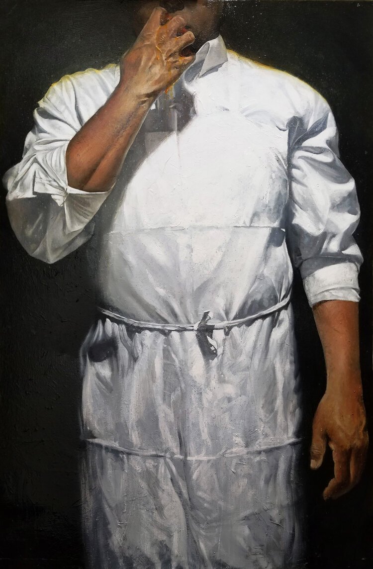 Savor | Oil on Canvas | 36" x 24" (framed ) | $3220