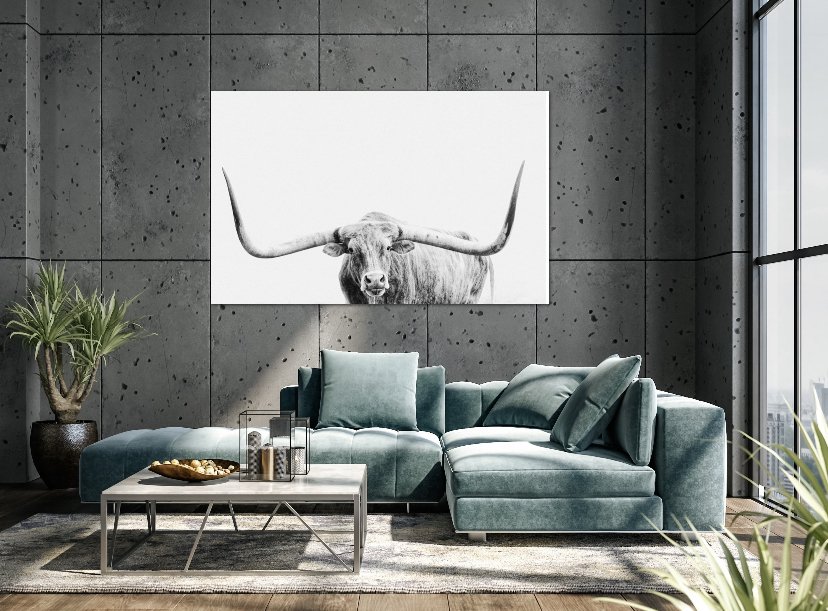 "Lonestar" hanging on wall