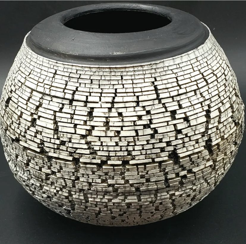 W 13 | CLAY, RAKU GLAZE | $400