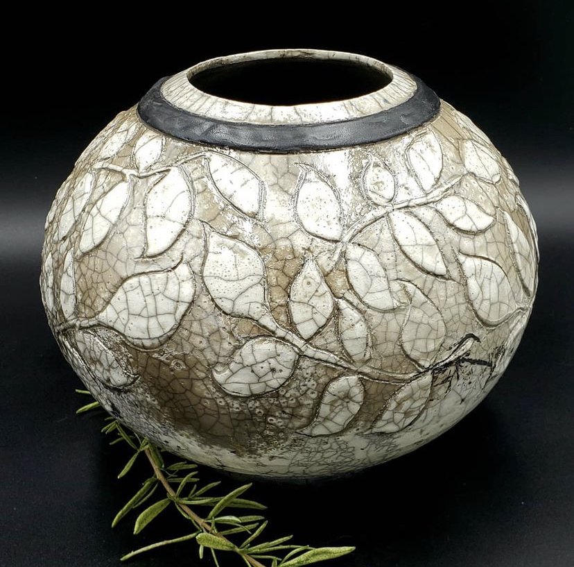 WC22 | CLAY, RAKU GLAZE | $450 