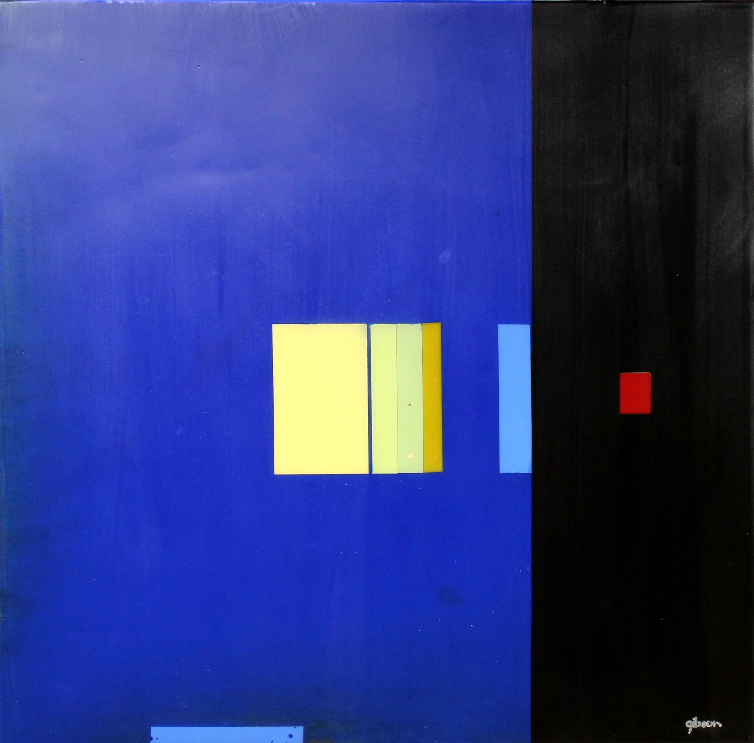Icarus | Resin and Pigment on Panel | 30x30 | $1650