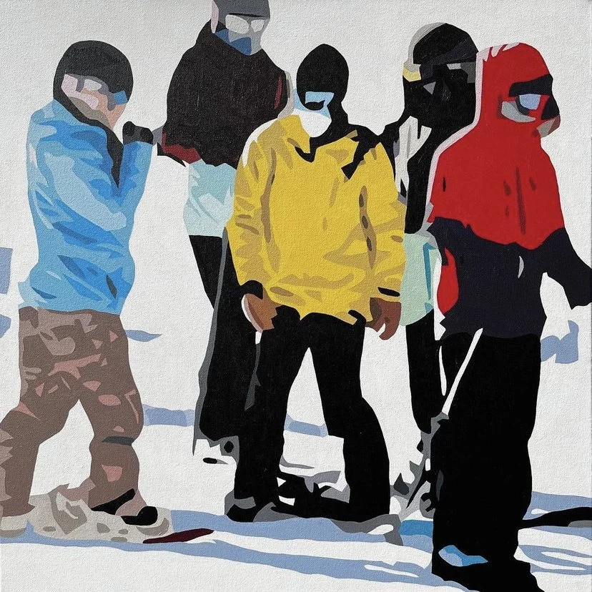 Squad | Acrylic on Canvas | 24" x 24" | $1100
