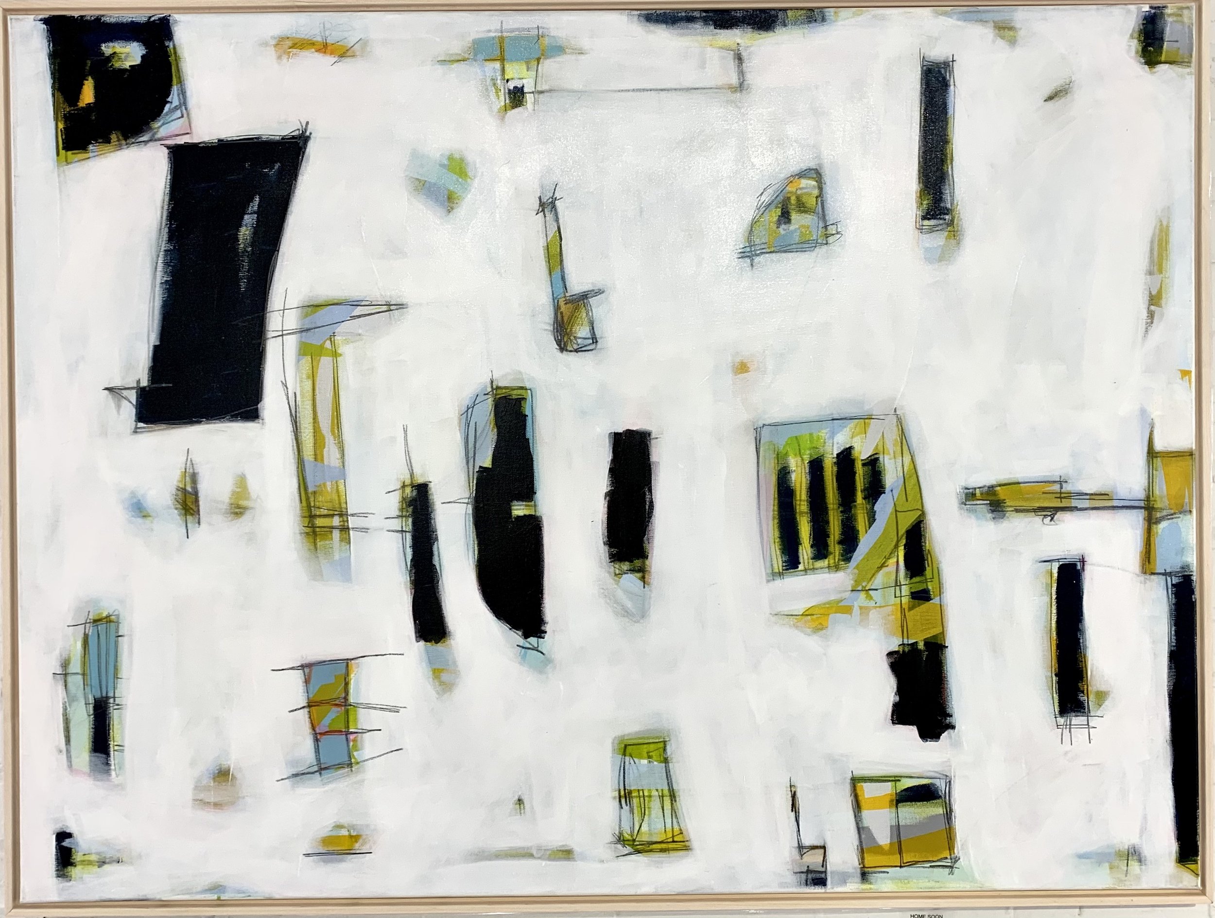 Copycat Love | Acrylic and Graphite on Canvas (frame included) | 36” x 48” | $2,200