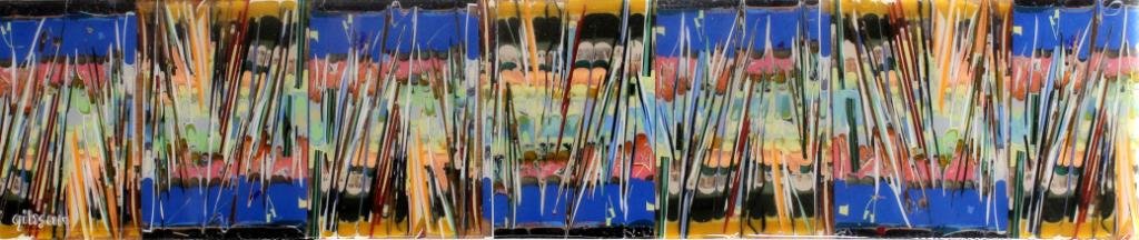 Exposure Test No. 5 | Block Resin on Panel | 5.5" x 28" | $450