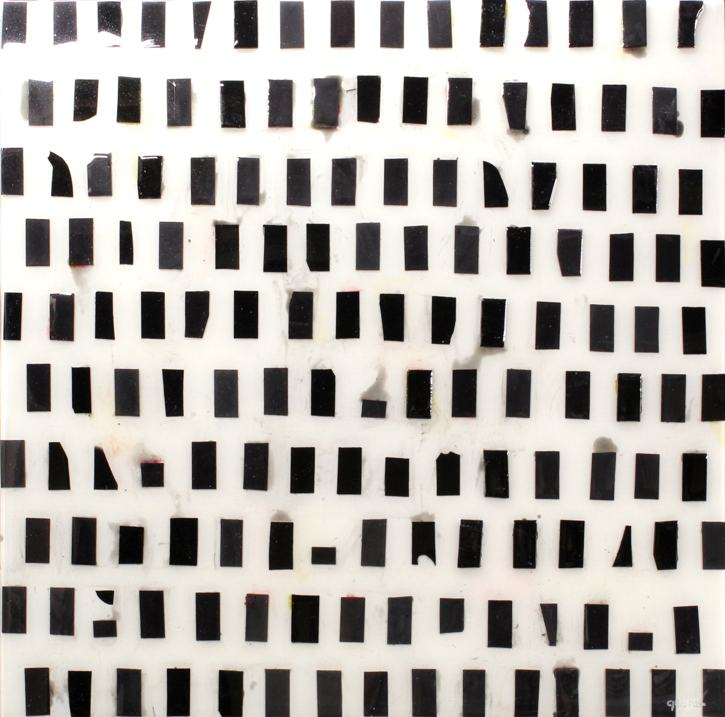 Dream No. 7 |  Resin and mixed media on wood panel | 30”x30” |  $1650