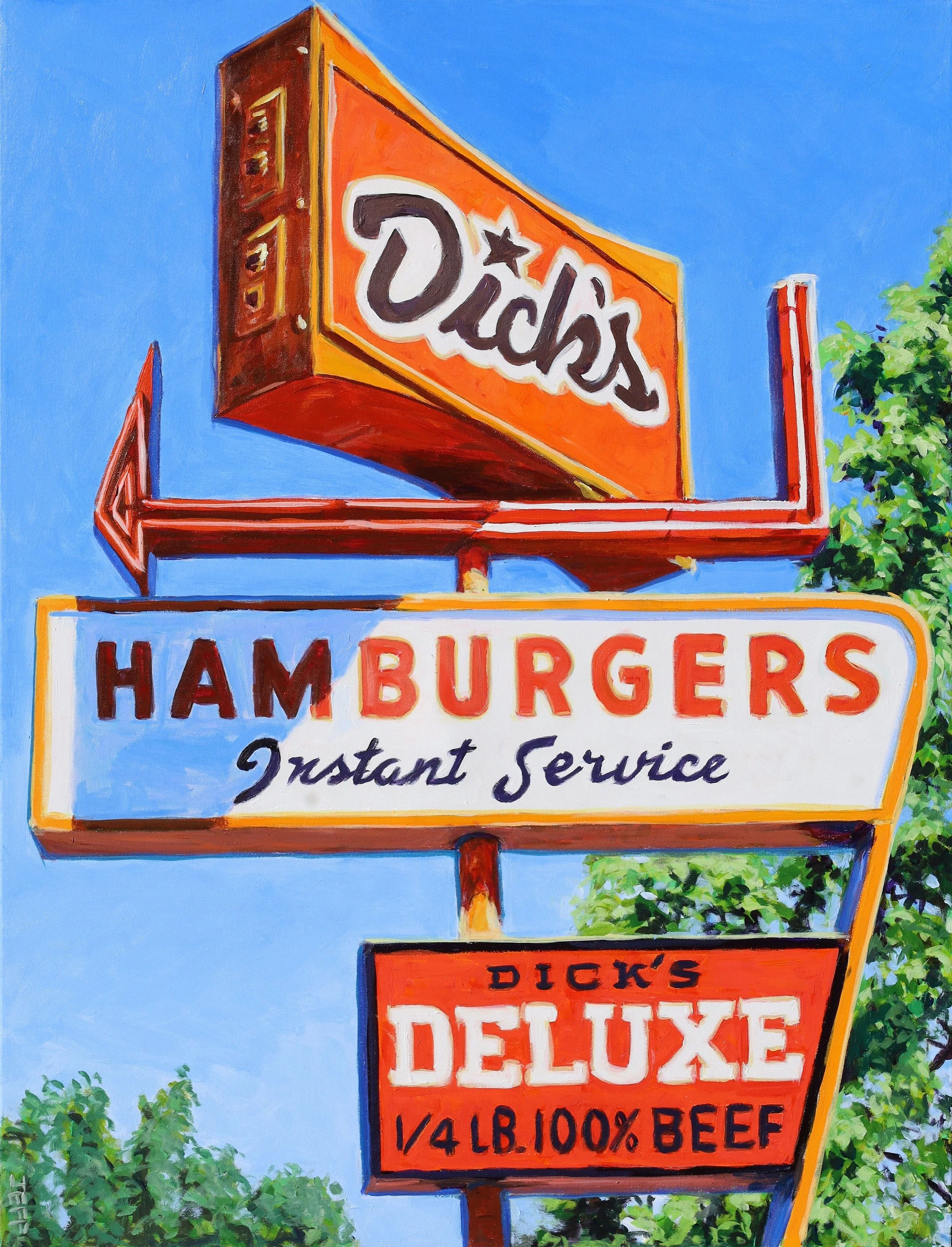 Instant Service | Acrylic Paint on Canvas |  40" x 30" | $2300