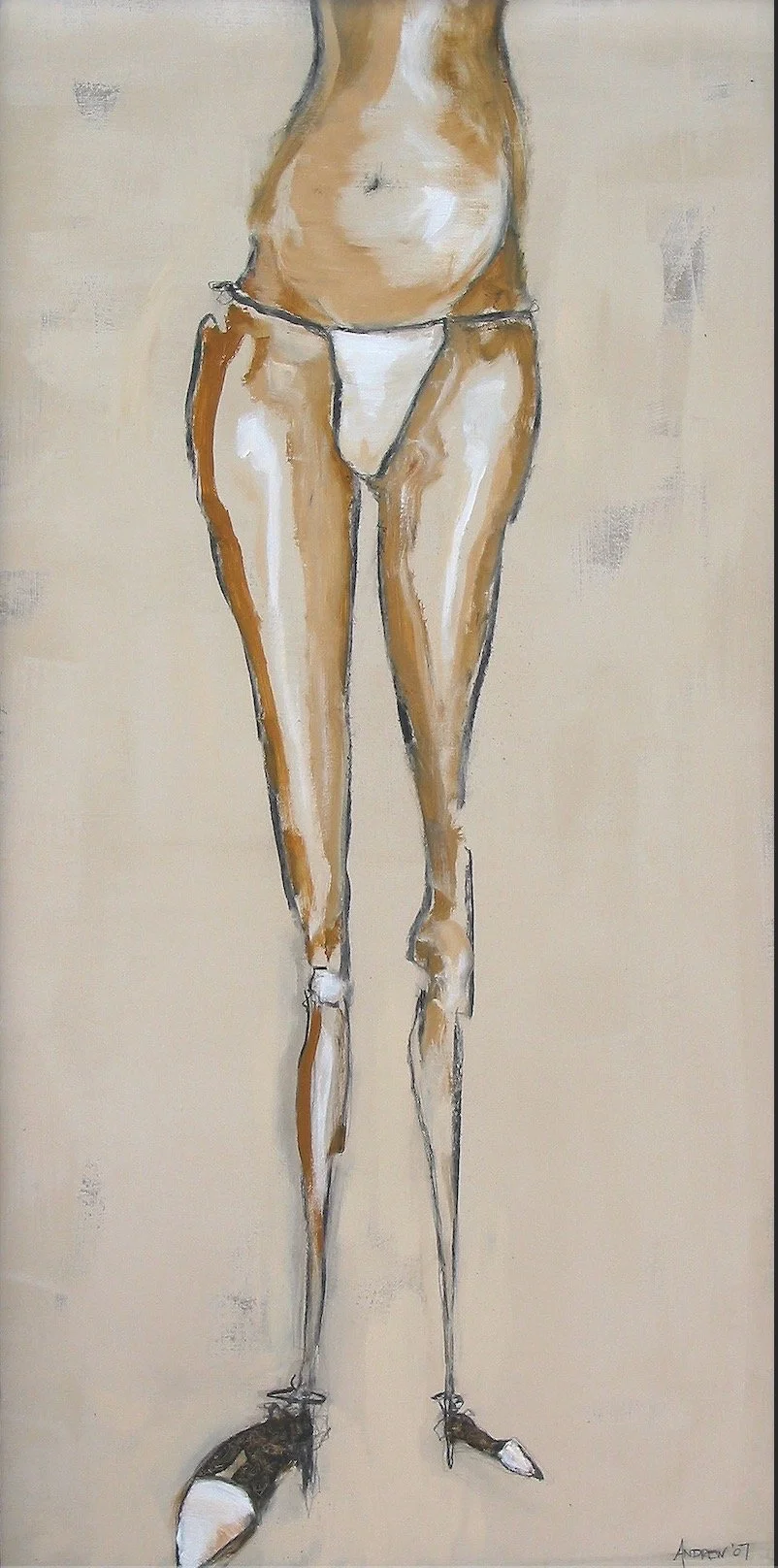 Sold - Underpants #1 | Acrylic Paint on Canvas | 40" x 30" | 