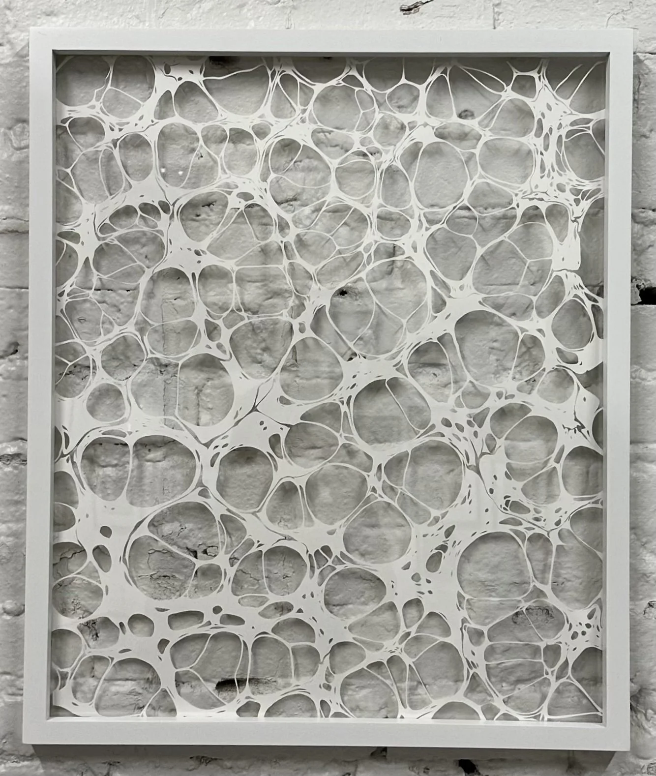 Water and Oil | Paper Cut (framed) | 24" x 20" | $650