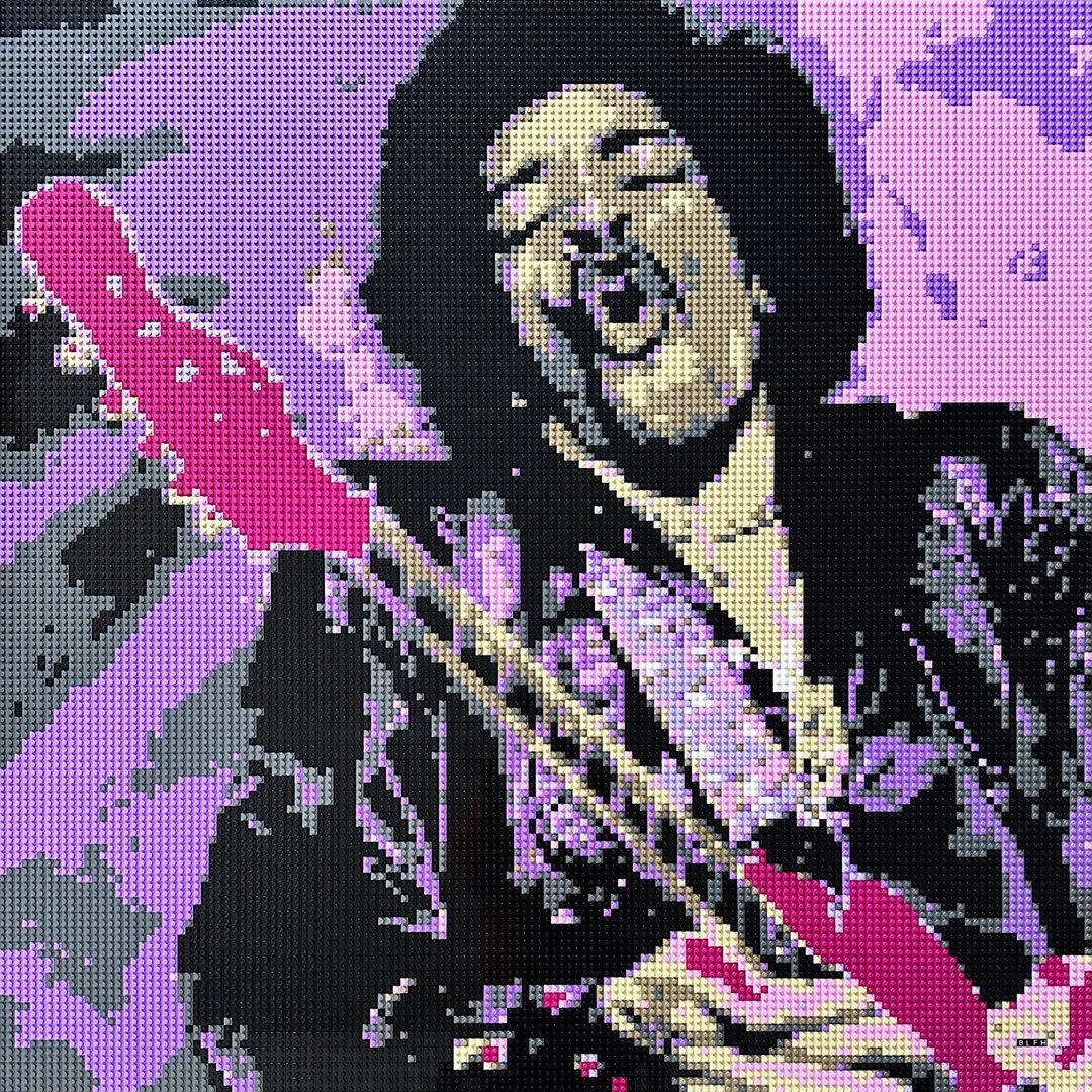 Purple Haze |  LEGO® Bricks | 45"x45" | $6,500