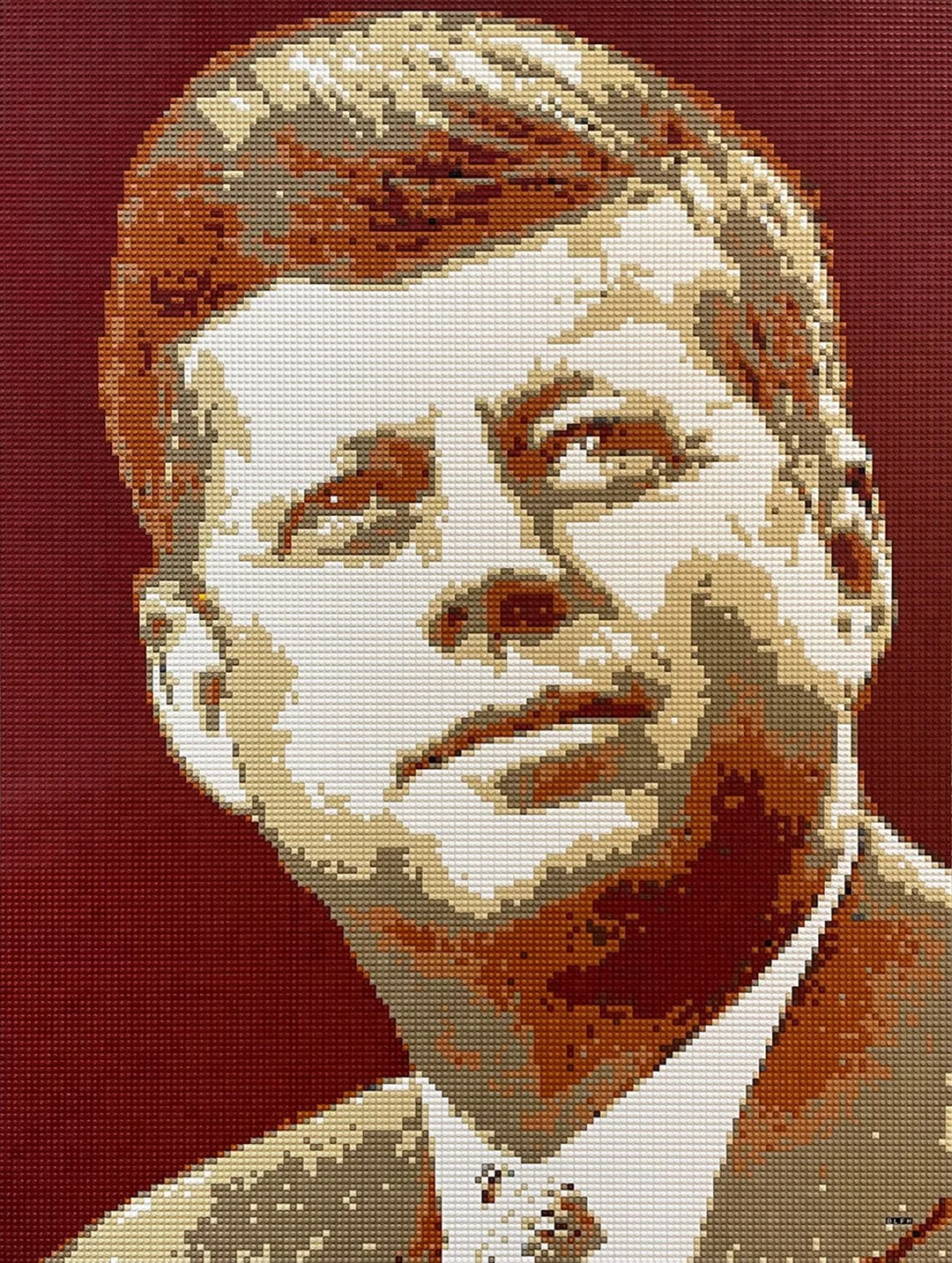 No War |  LEGO® Bricks on Panel | 45"x45" | $6,500
