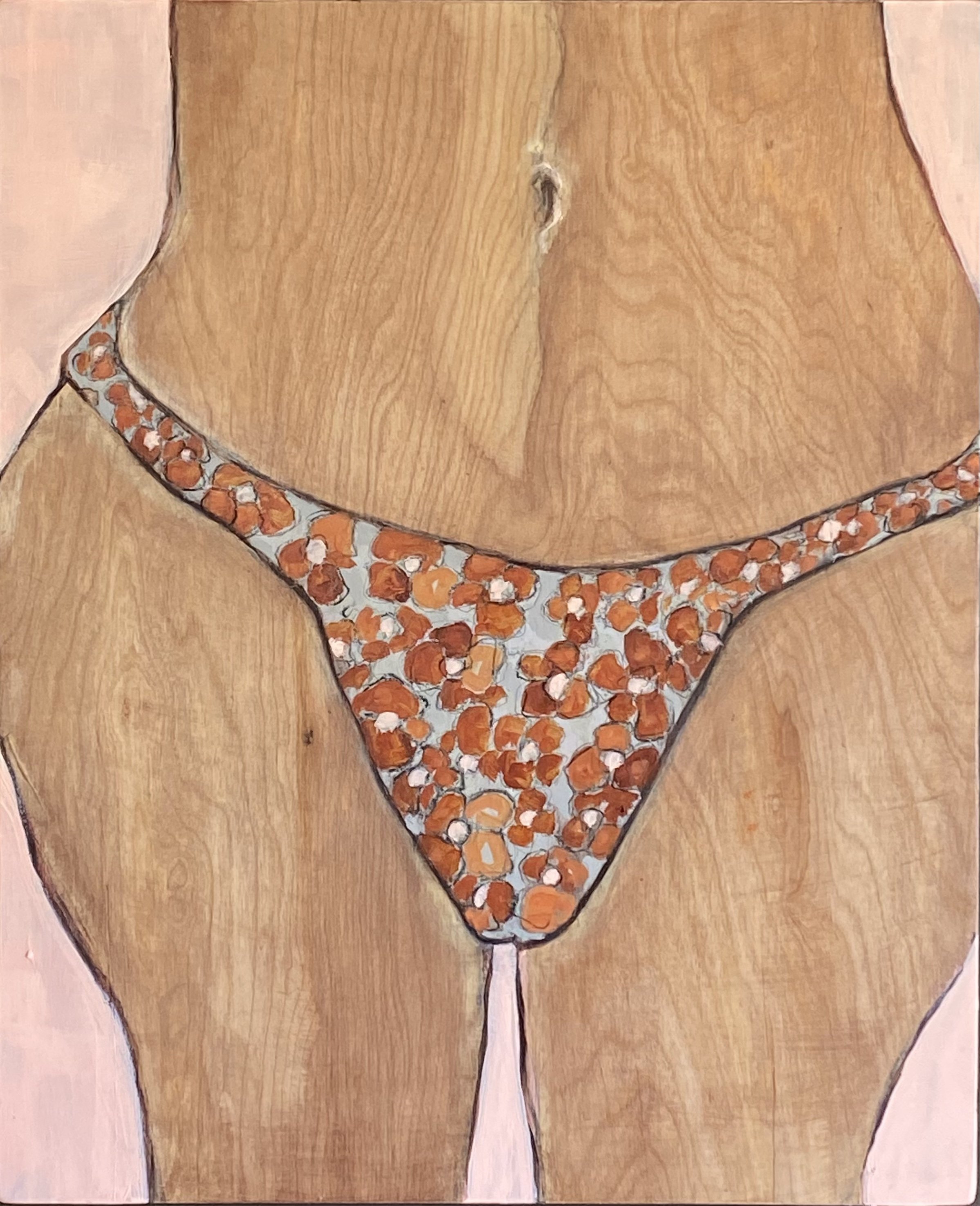 Underpants #6 | Acrylic on Panel | 22" x 18" | $800