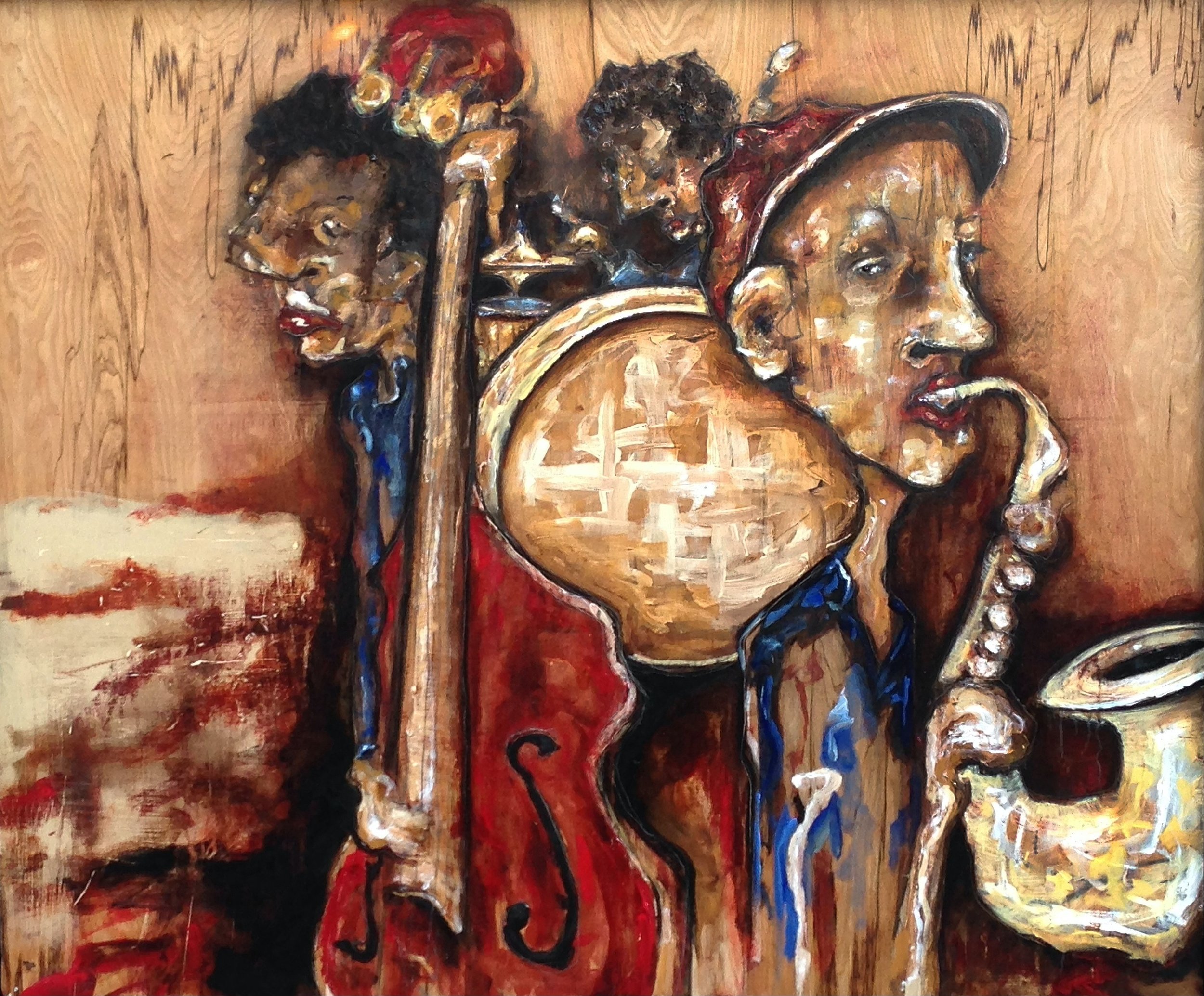 Stamp of Approval | Acrylic on Canvas | 36" x 48" | $2400