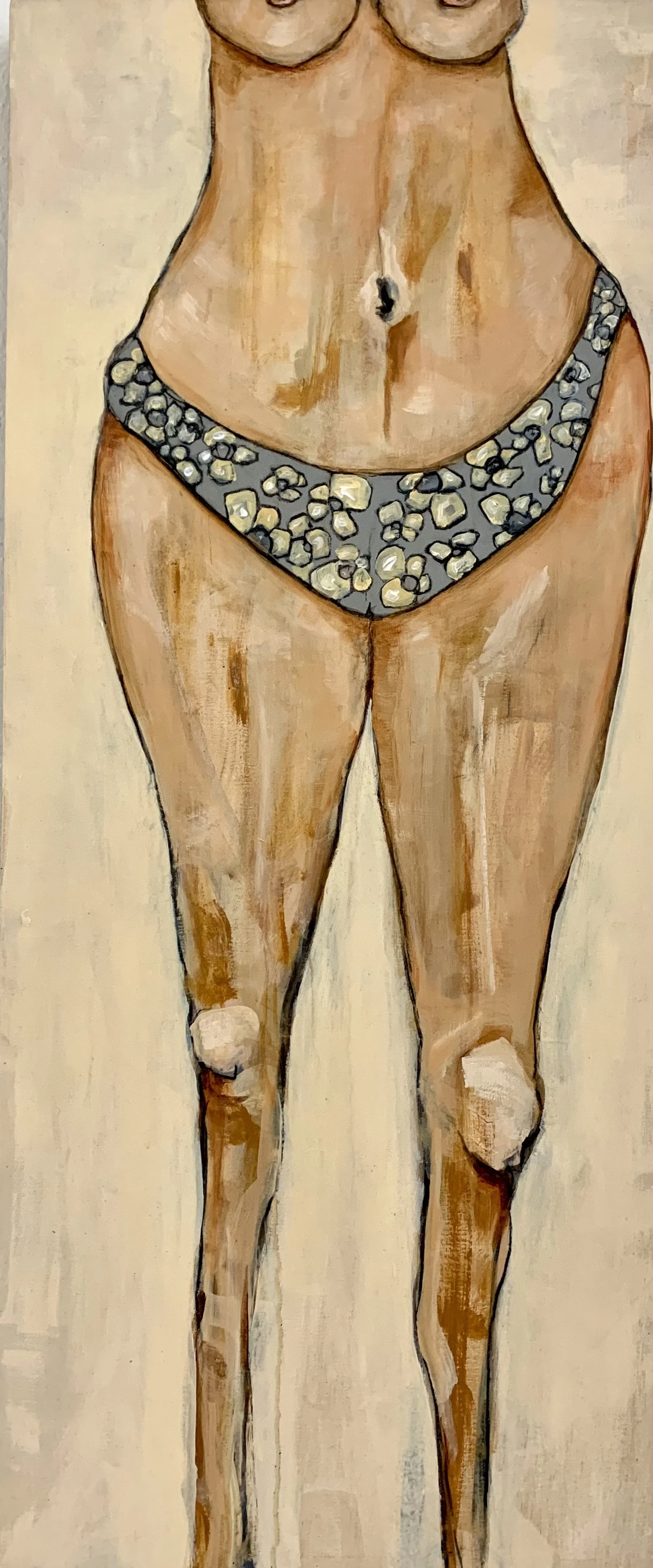 Underpants #8 | Acrylic on Panel | 45" x 19" | $1900