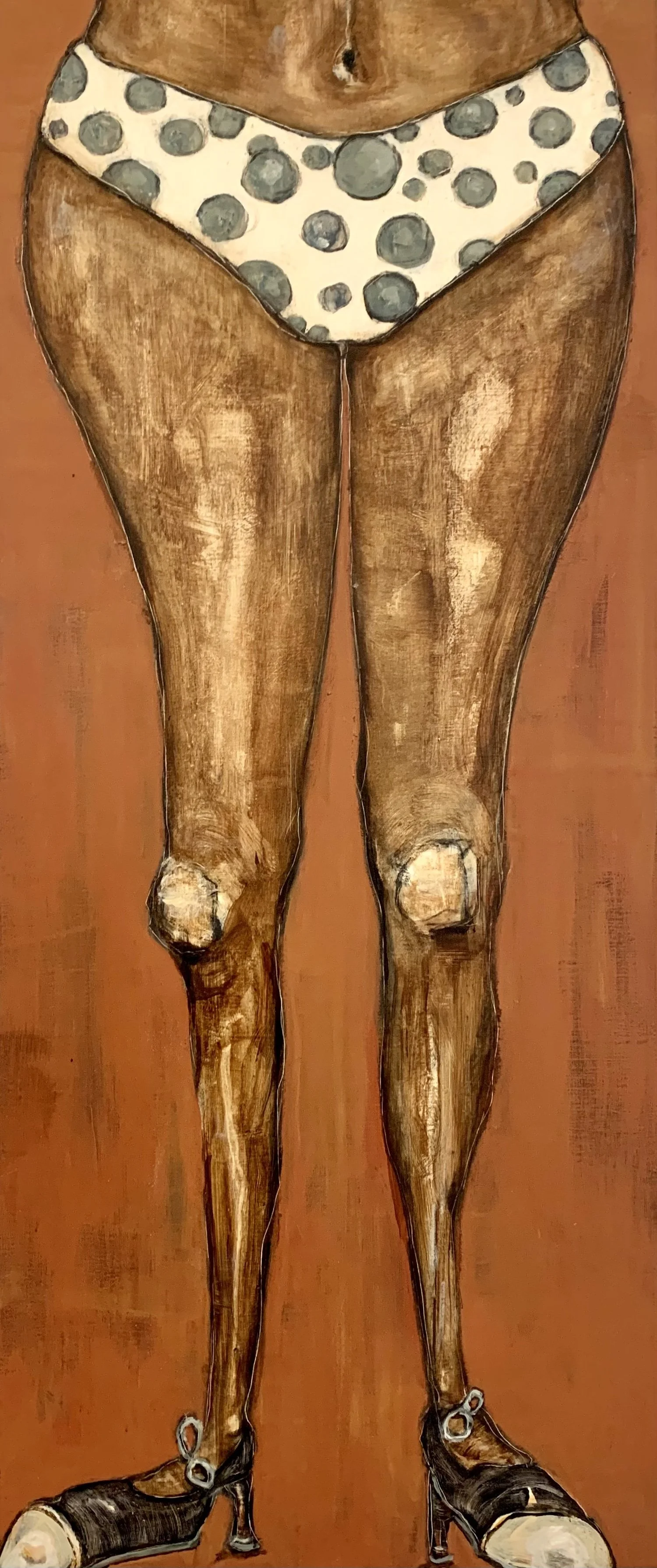 Underpants #10 | Acrylic on Panel | 45" x 19" | $1900