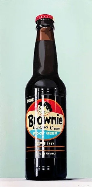 Brownie Root Beer | Oil on Panel | 10”x20” | $800