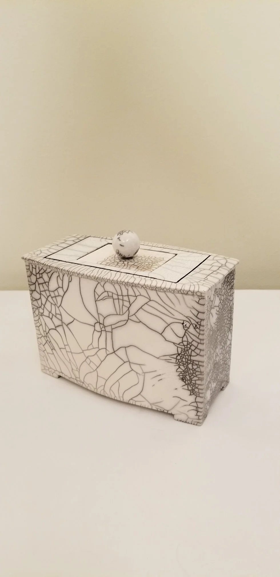 Raku Boxes | Ceramic & Raku Glaze | sizes range from 4" x 5" x 3" up to 8" x 10" x 5" | $135-$350