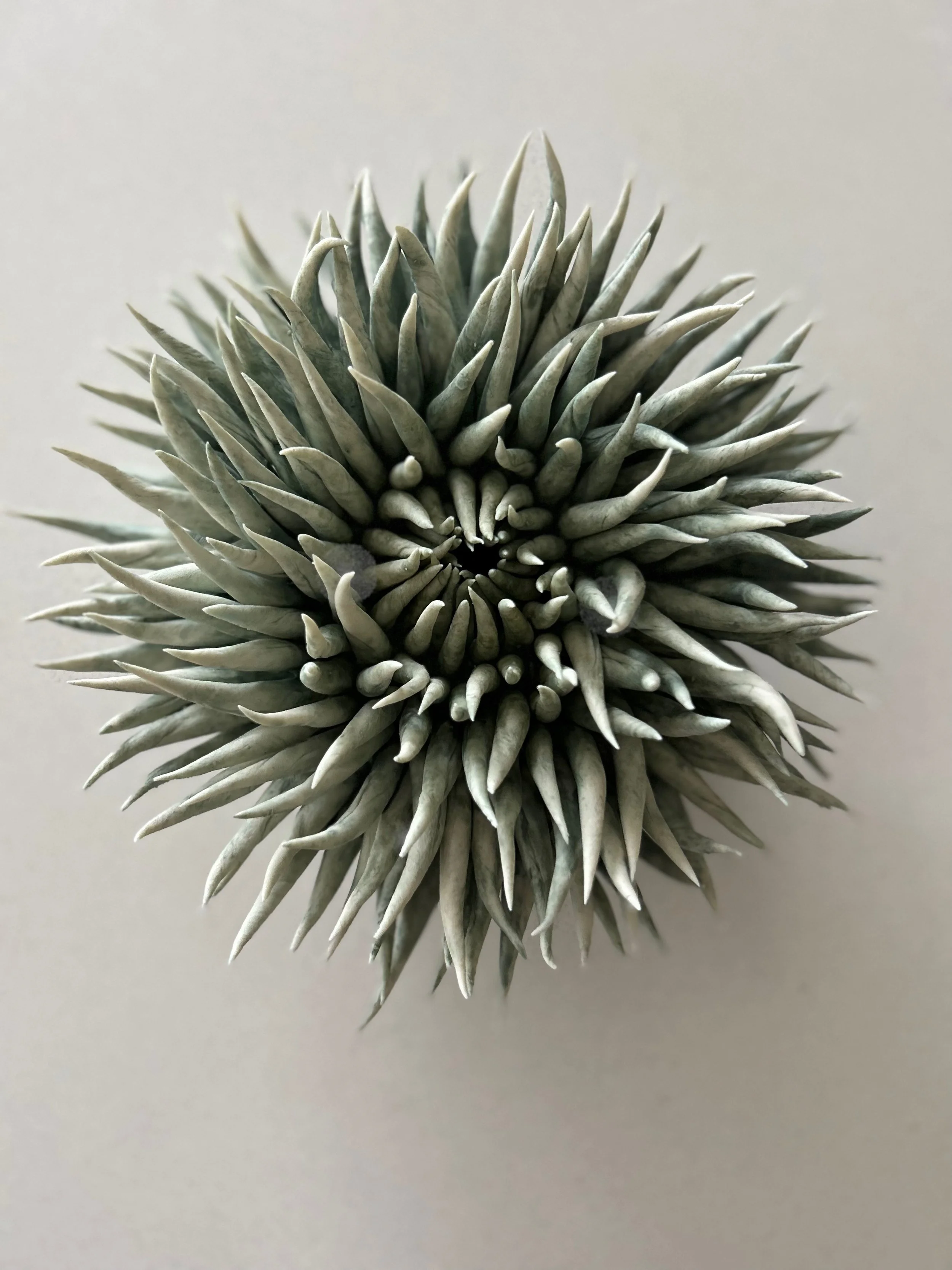SOLD- A New Day |  Porcelain Wall Sculpture |  8.5x8.5x3.5 inch | $350
