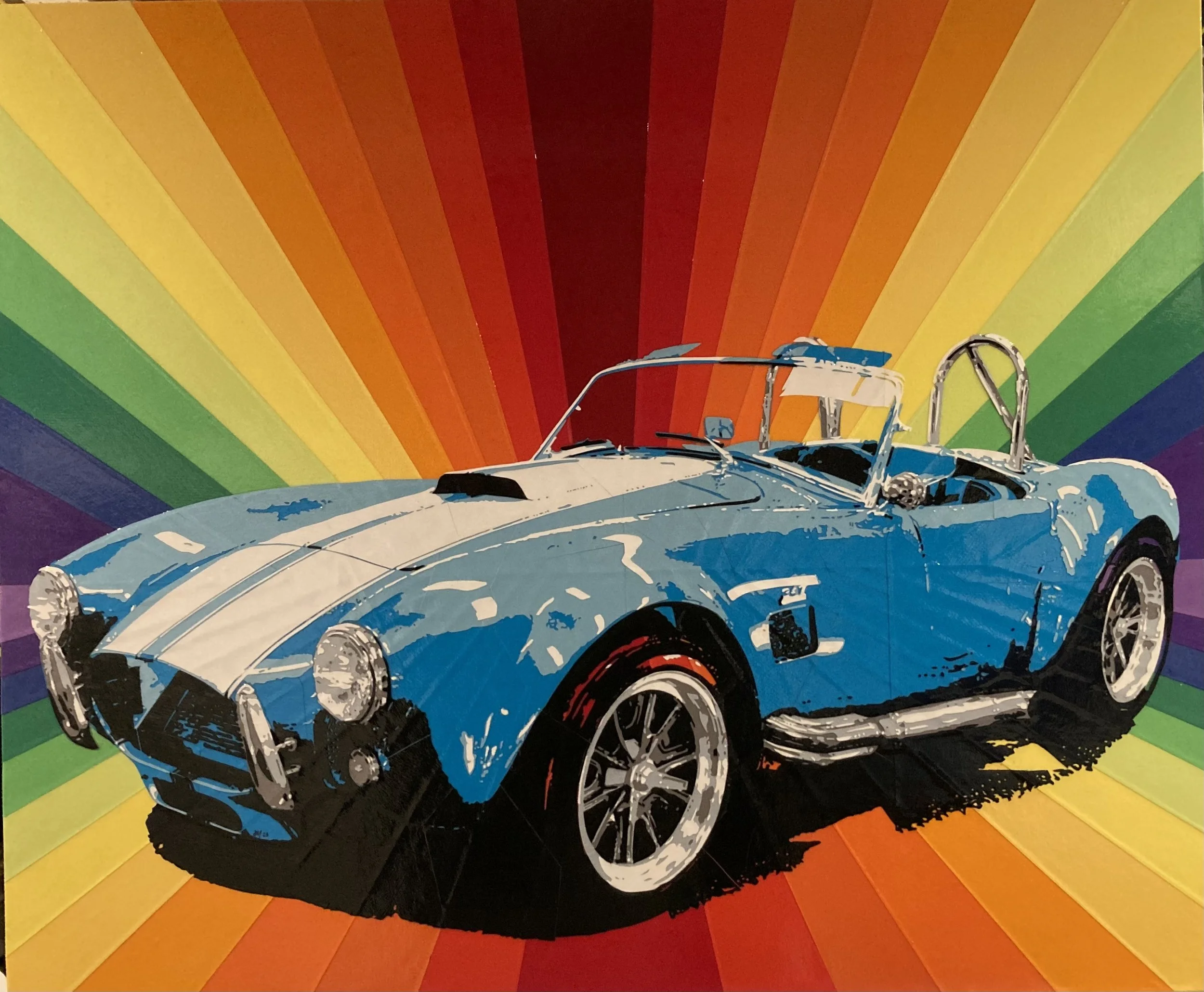 Shelby | Paper Cut Collage | 30" x 36" | $2700