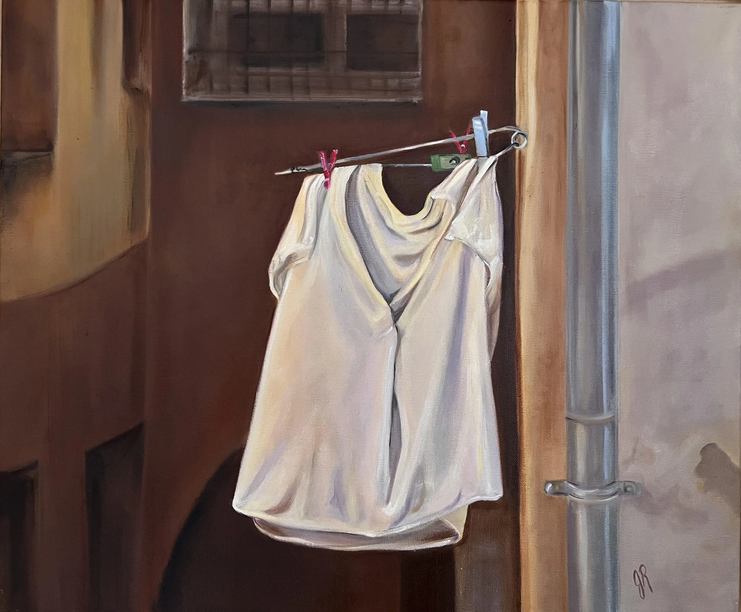 CHEMISIER de ROUSSILLON  | Oil on linen  | 18"x11"  | $1,100.
