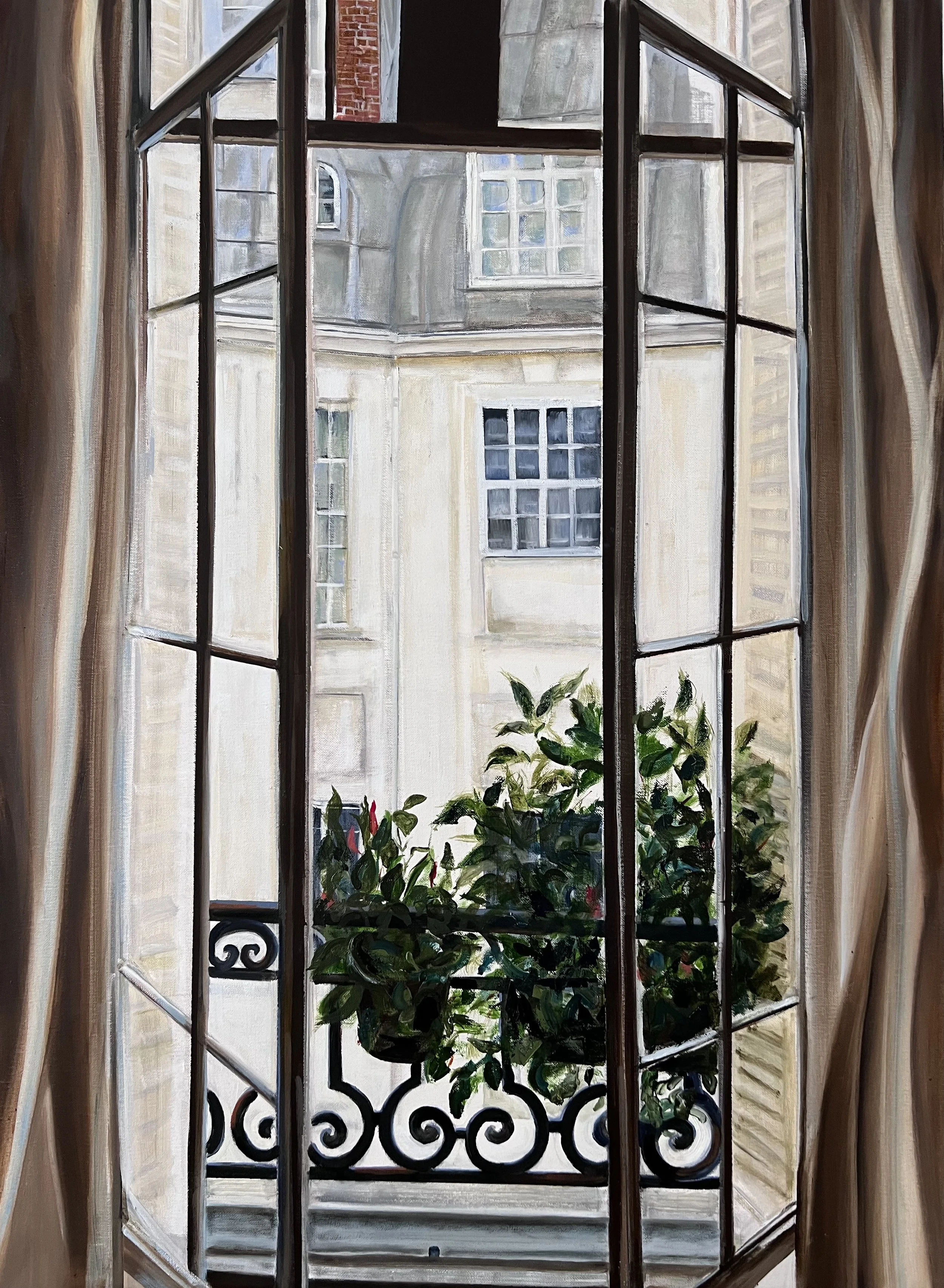 STUDIO VIEW |  Oil on linen   |  39"x29" | $2,800