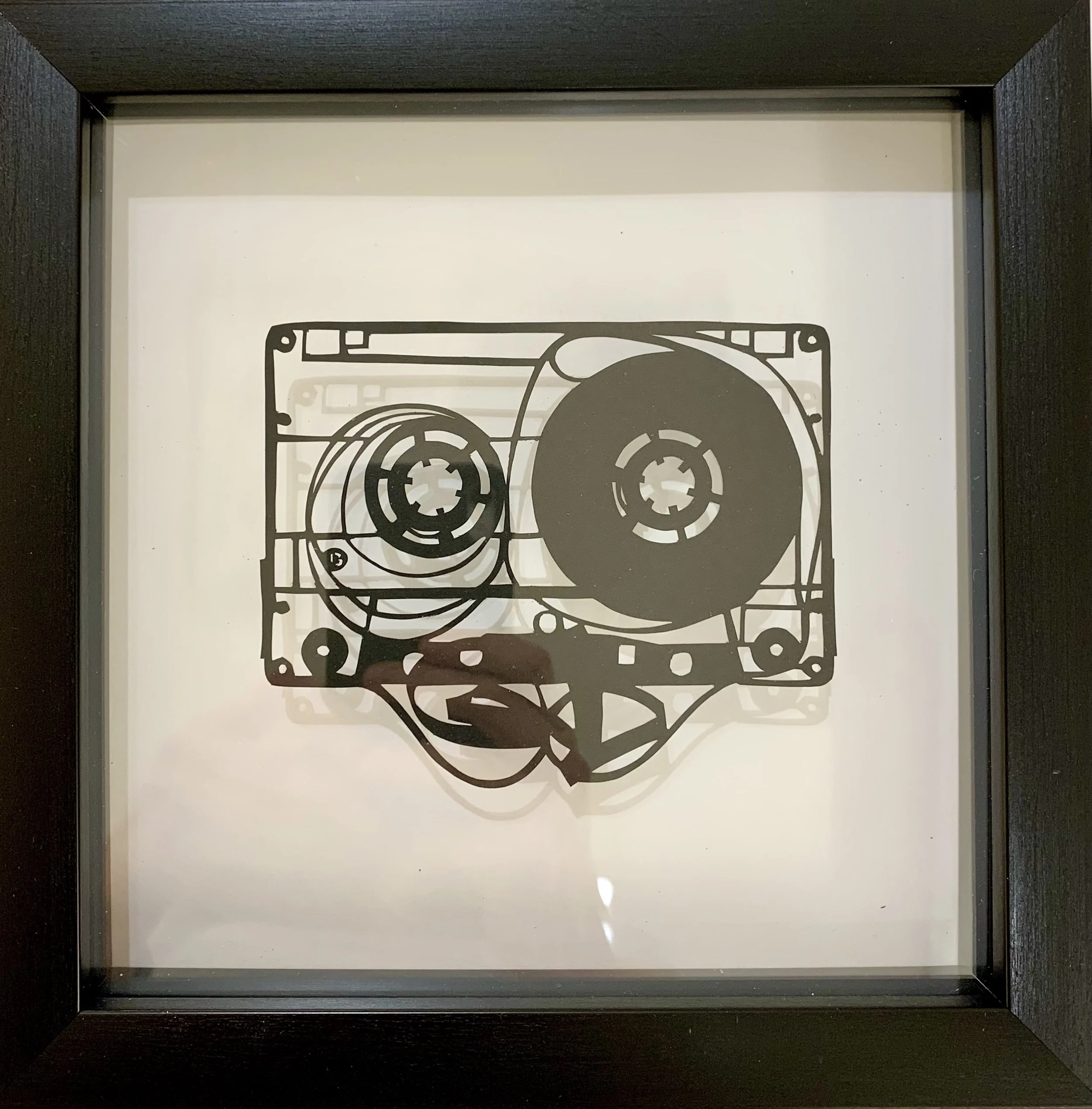 Who Needs Him Anyway | Paper Cut | 9" x 9" | $125