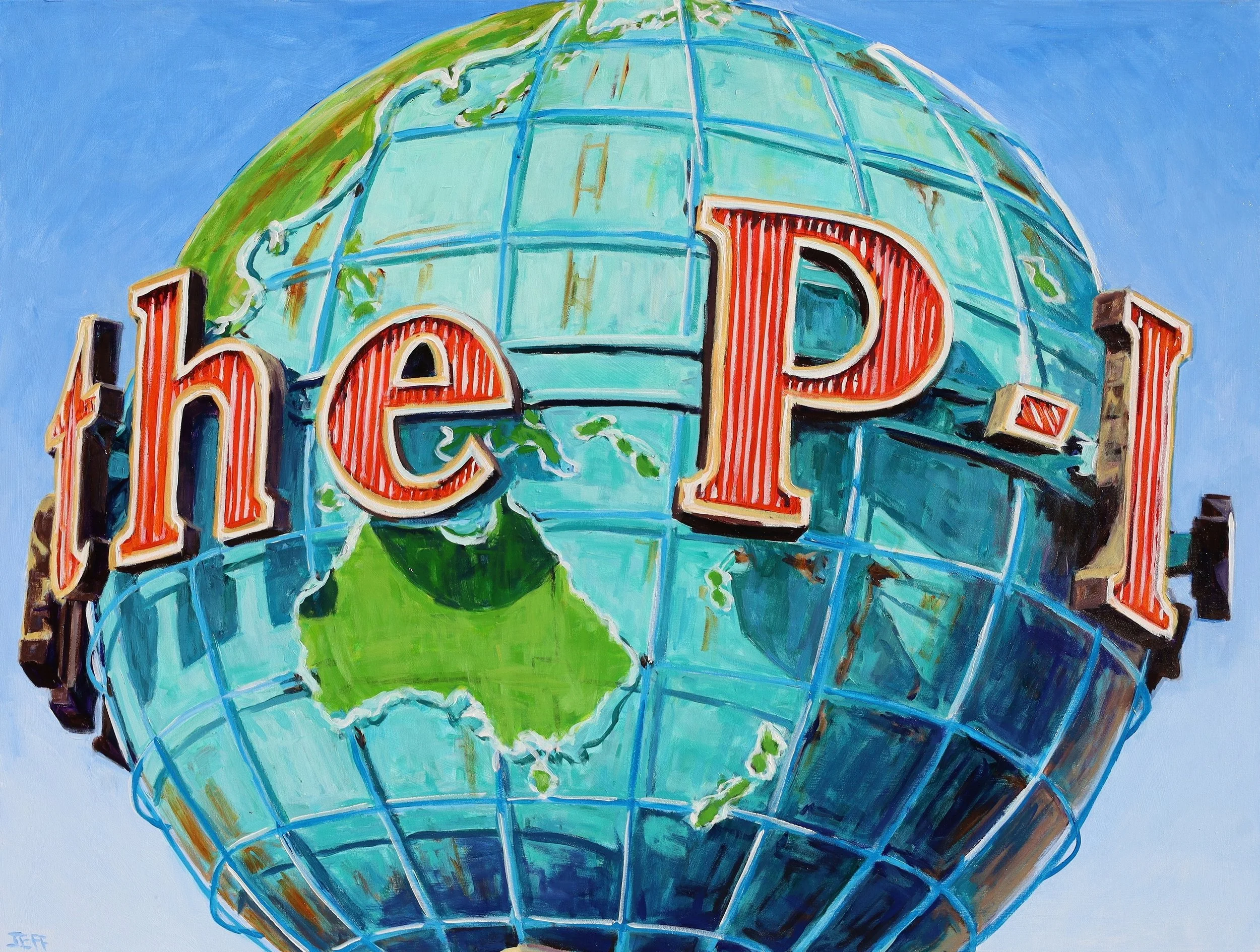 (Its in) the P-I  |  Acrylic on Canvas | 36x48 inches |  $2900