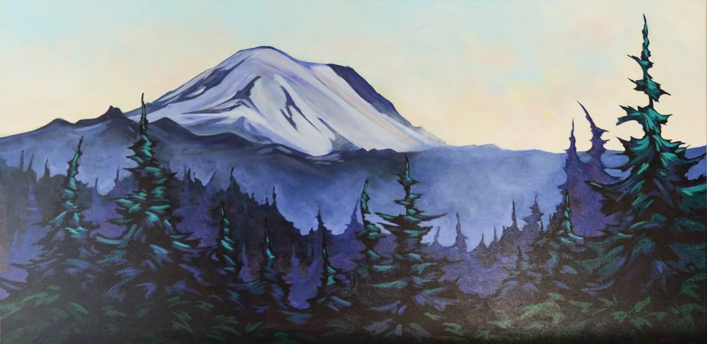 sold- Oscillation  |  24"x48"  |  Acrylic on Canvas | $2765