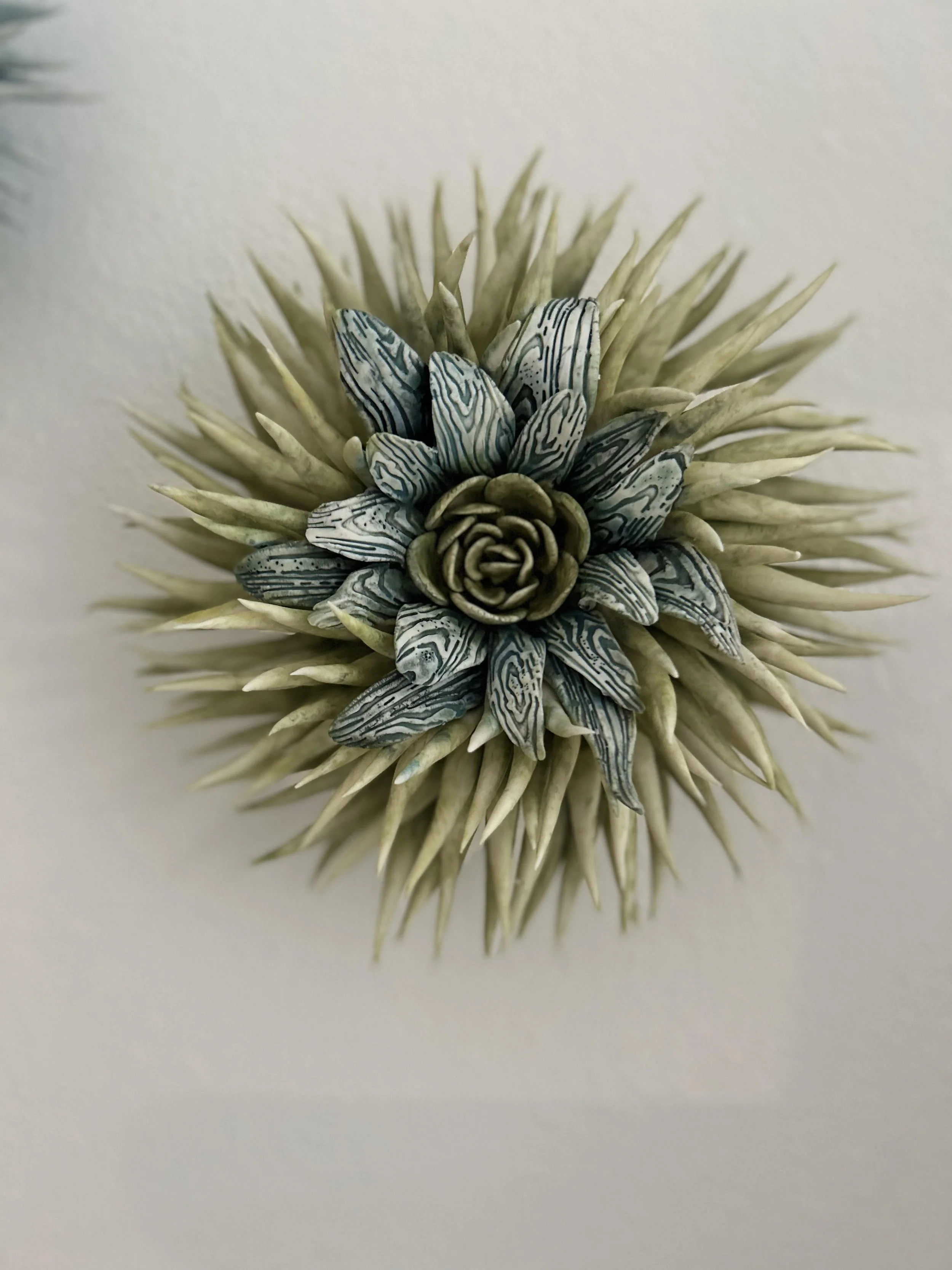 sold- Emerging | Porcelain and Glaze |  8.5x8.5x4 | $425