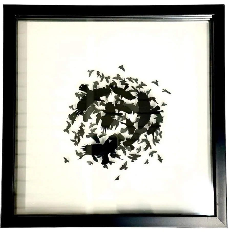 Elation | Paper cut | 13” x 13” | $350