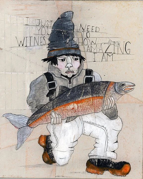 The Attention Seeker | Limited Edition Giclee Print 6/50 | 10" x 8" | $150