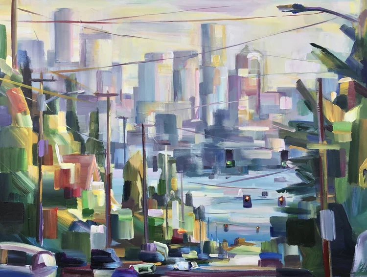 Brooke Borcherding- Familiar Structures: Bold Urban Landscapes