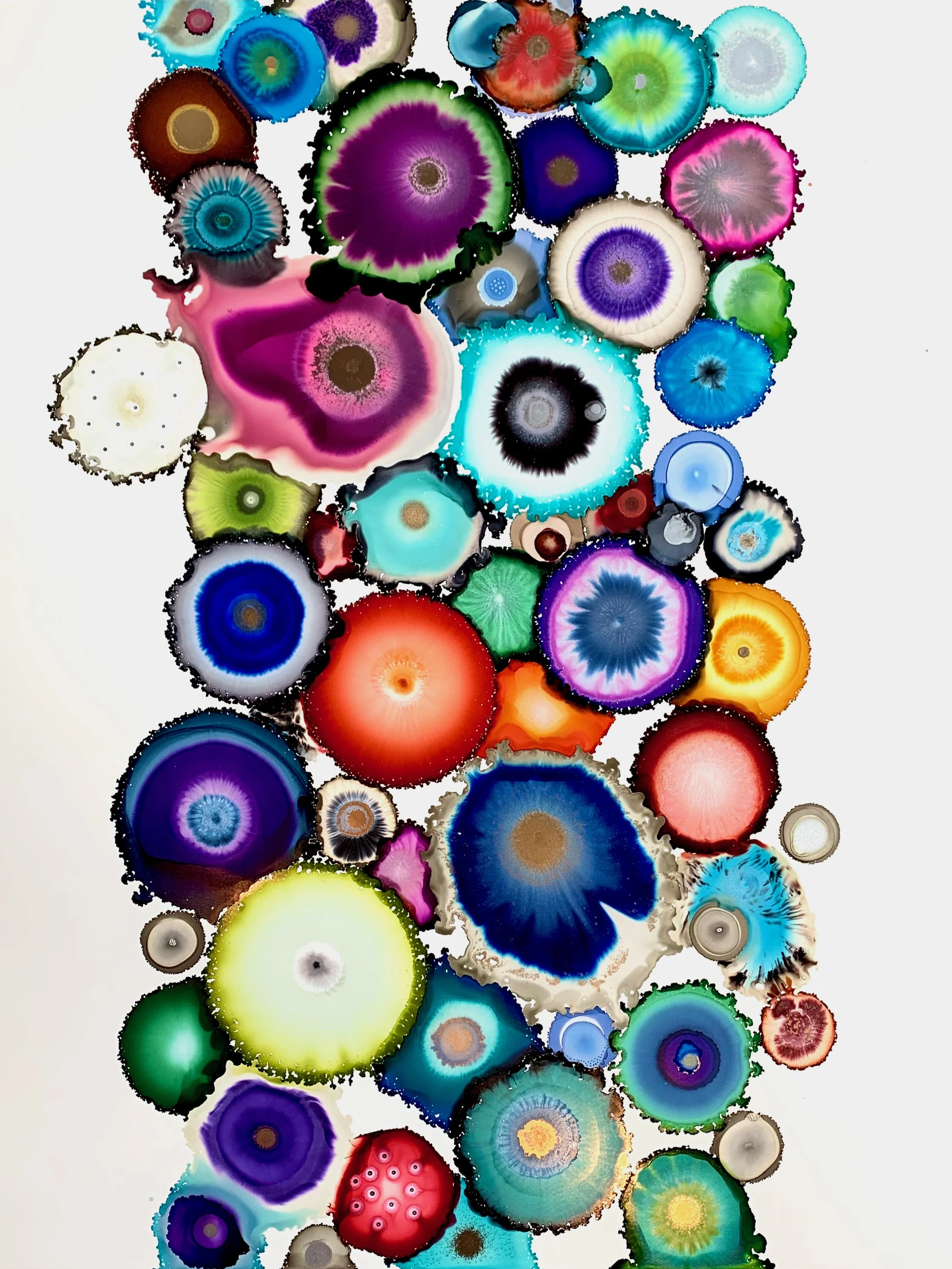 Chromatic Geodes by Laura Van Horne 36x48 inch $3600.jpeg