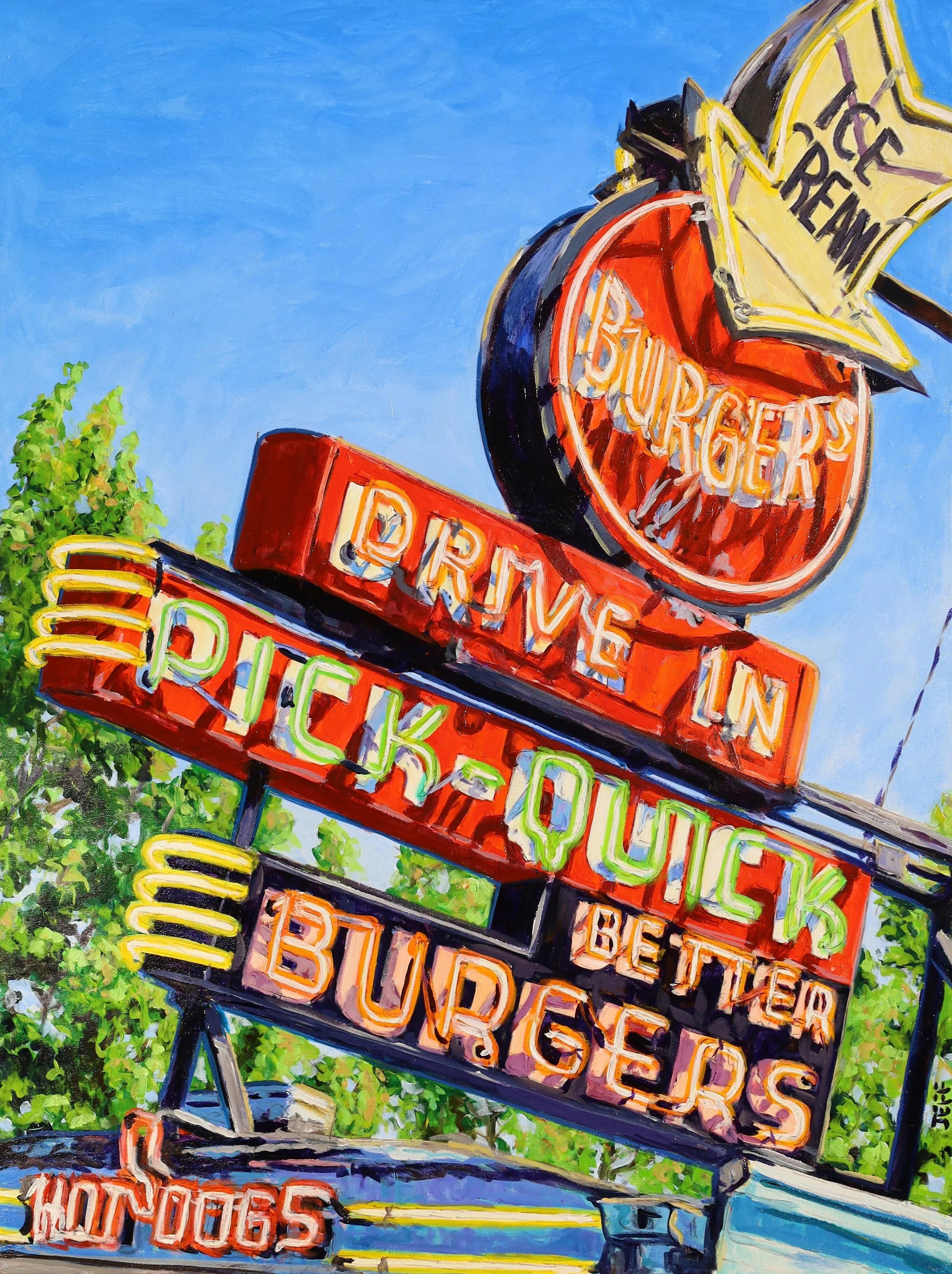 Pick-Quick, Acrylic on canvas, 48x36 inches, Jeff Wilson, 2026.jpeg