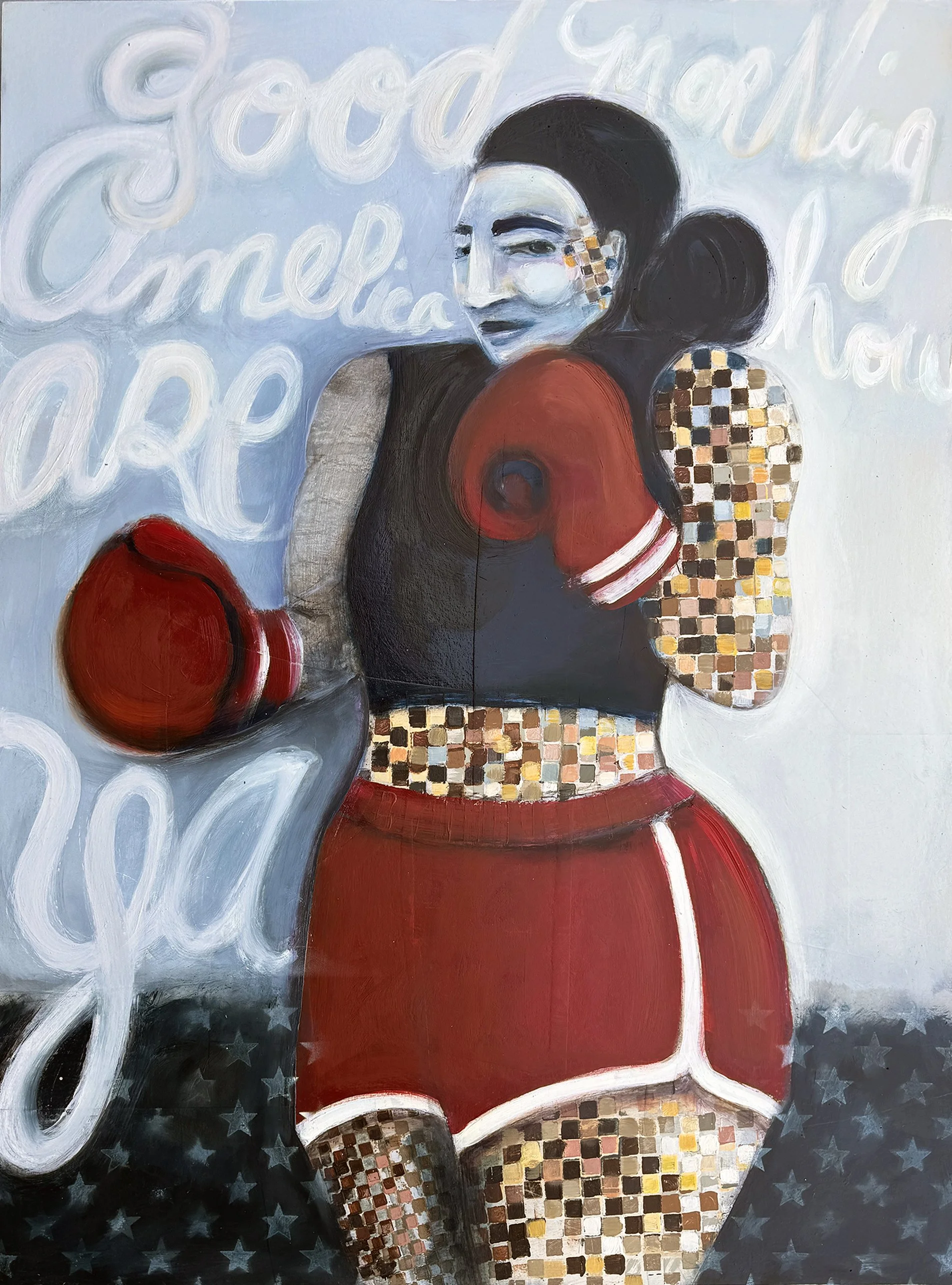 Good Morning, America_ 40 x 30 Mixed Media on panel Milrany.jpeg