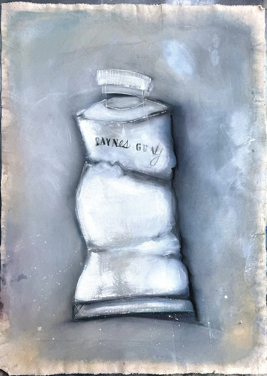 Payne's Gray 48 x 36 Oil on Canvas Milrany .jpeg